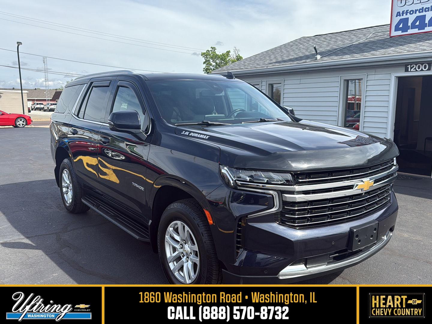 Midnight Blue Metallic 2021 Chevrolet Tahoe SUV / Crossover Four-Wheel Drive Automatic
