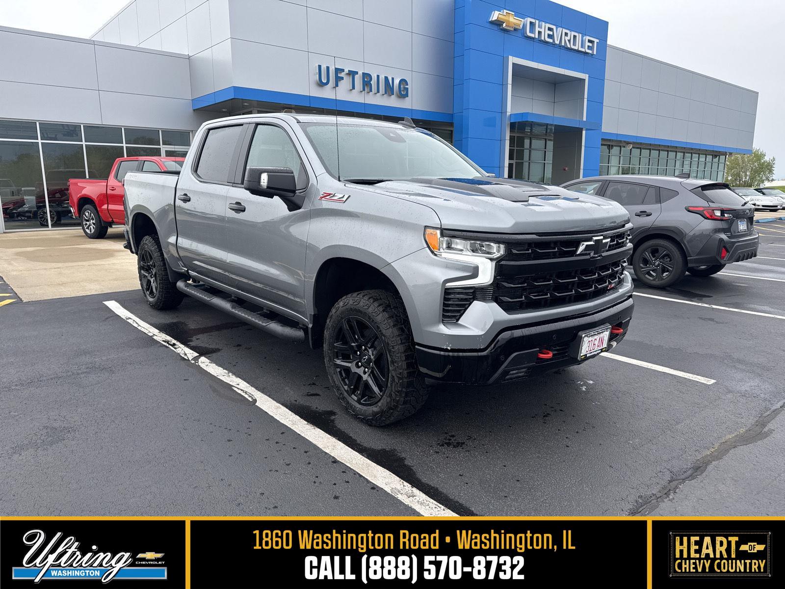 Sterling Gray Metallic 2026 Chevrolet Silverado 1500 Pickup Truck Four-Wheel Drive Automatic