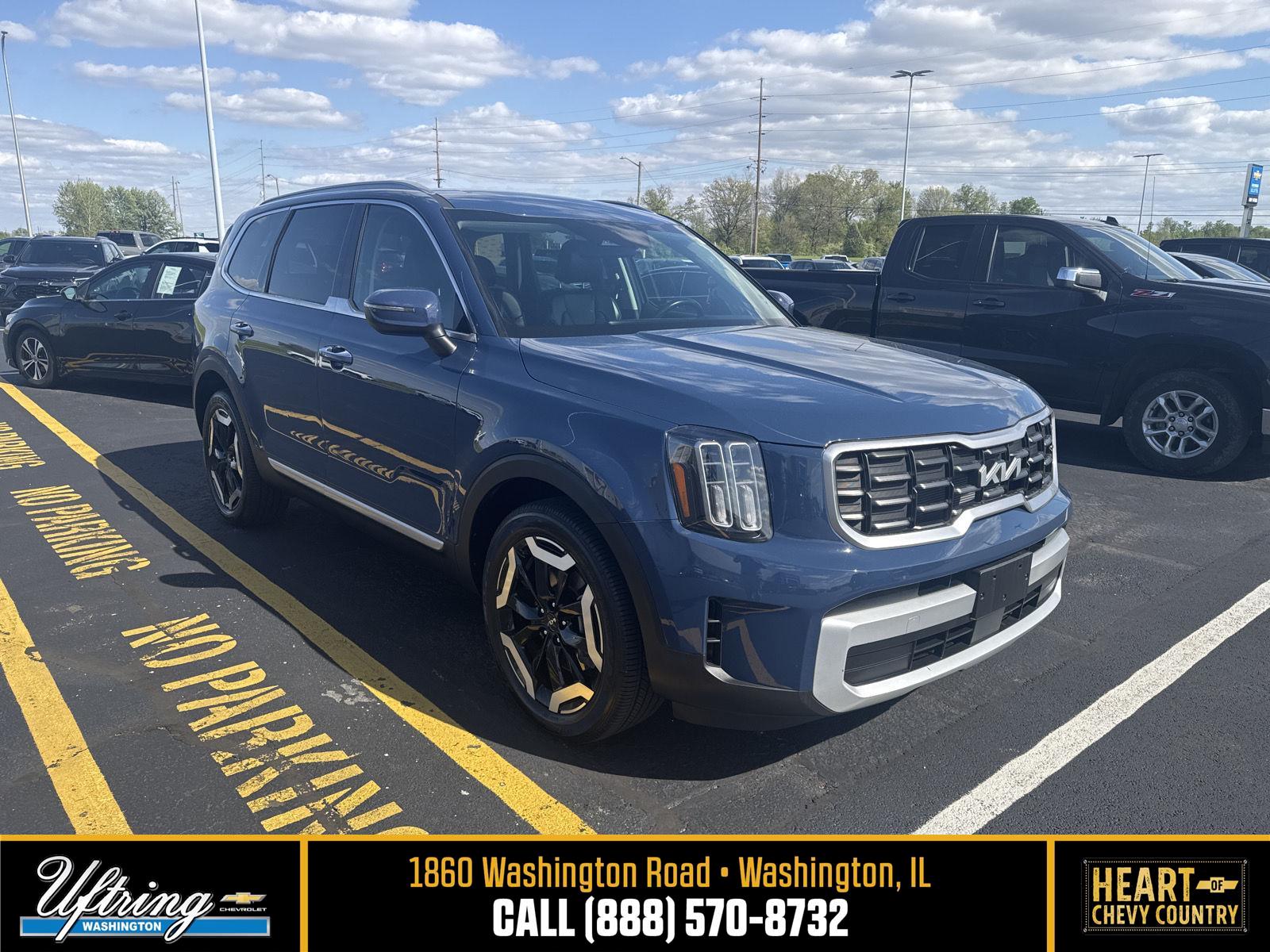 Midnight Lake Blue 2025 Kia Telluride SUV / Crossover All-Wheel Drive 8-Speed Automatic
