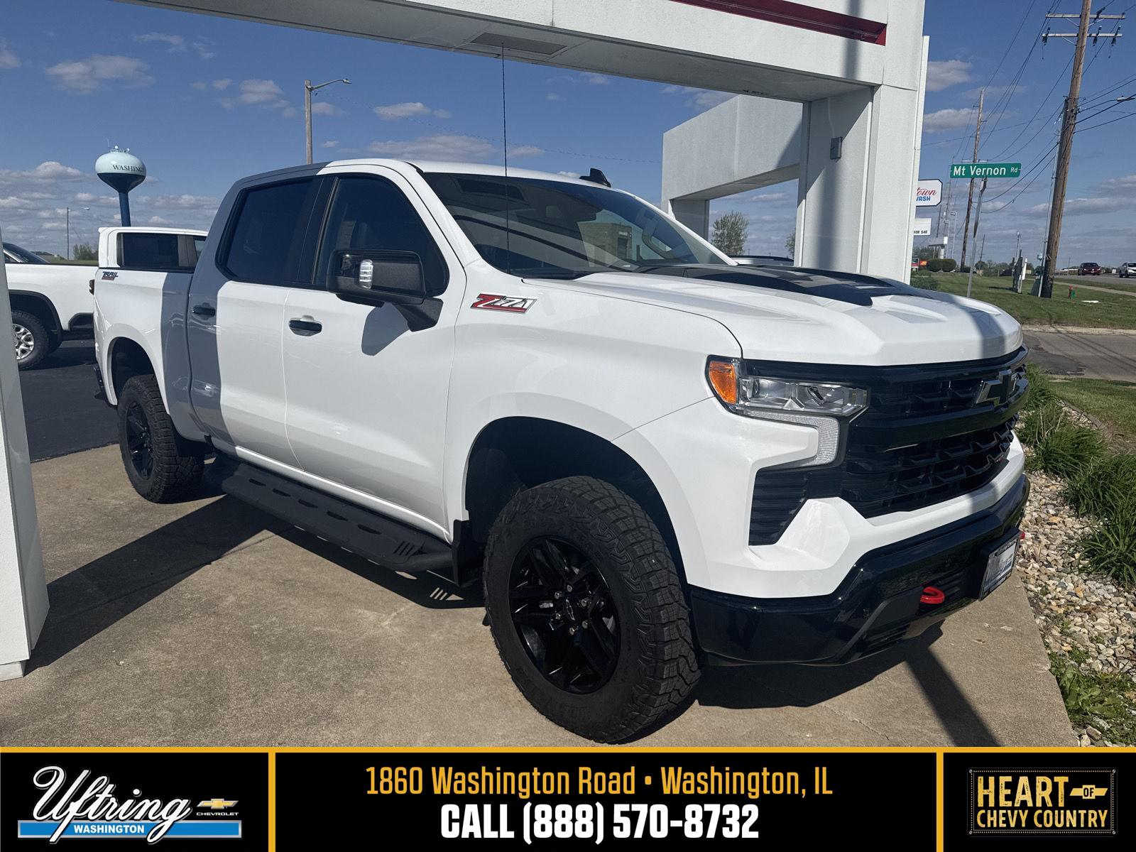 Summit White 2026 Chevrolet Silverado 1500 Pickup Truck Four-Wheel Drive 8-Speed Automatic