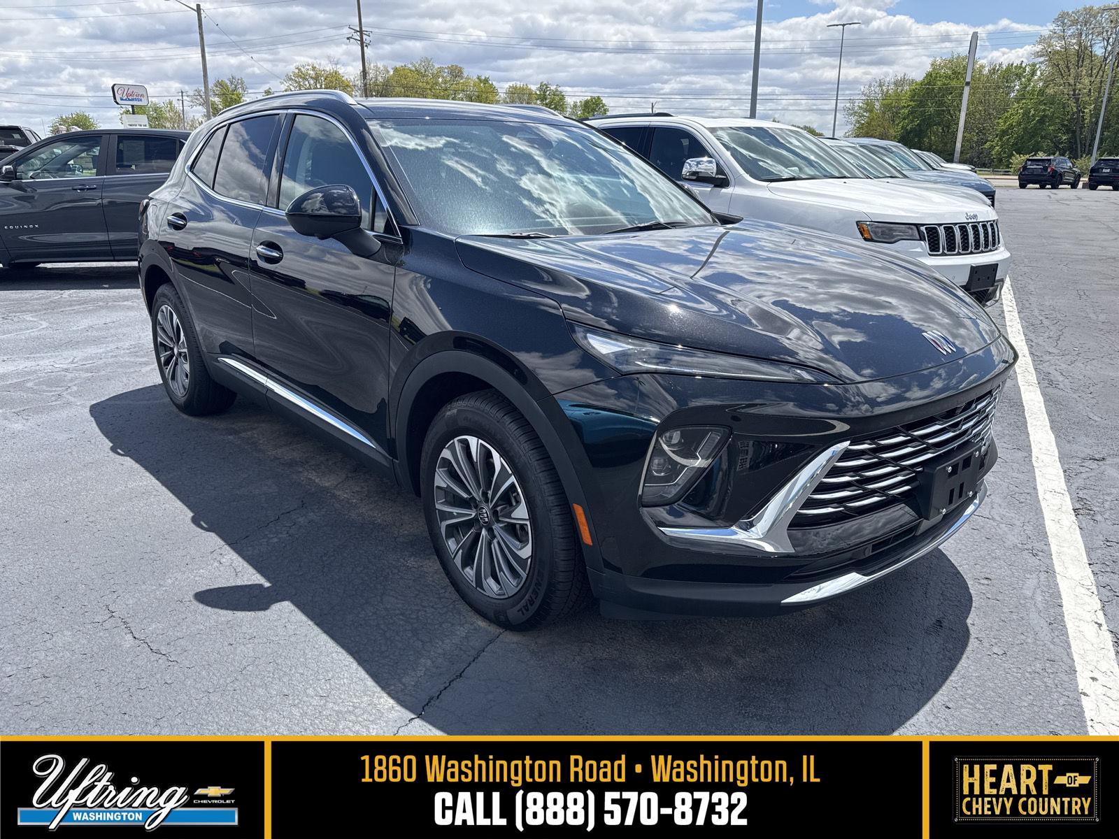 Black (Ebony Twilight Metallic) 2025 Buick Envision SUV / Crossover All-Wheel Drive 9-Speed Automatic