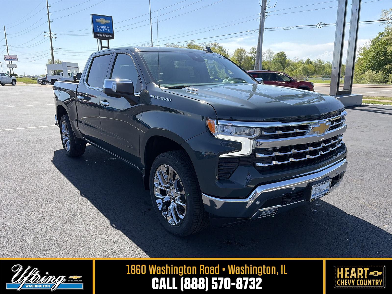 Cypress Gray 2026 Chevrolet Silverado 1500 Pickup Truck Four-Wheel Drive Automatic