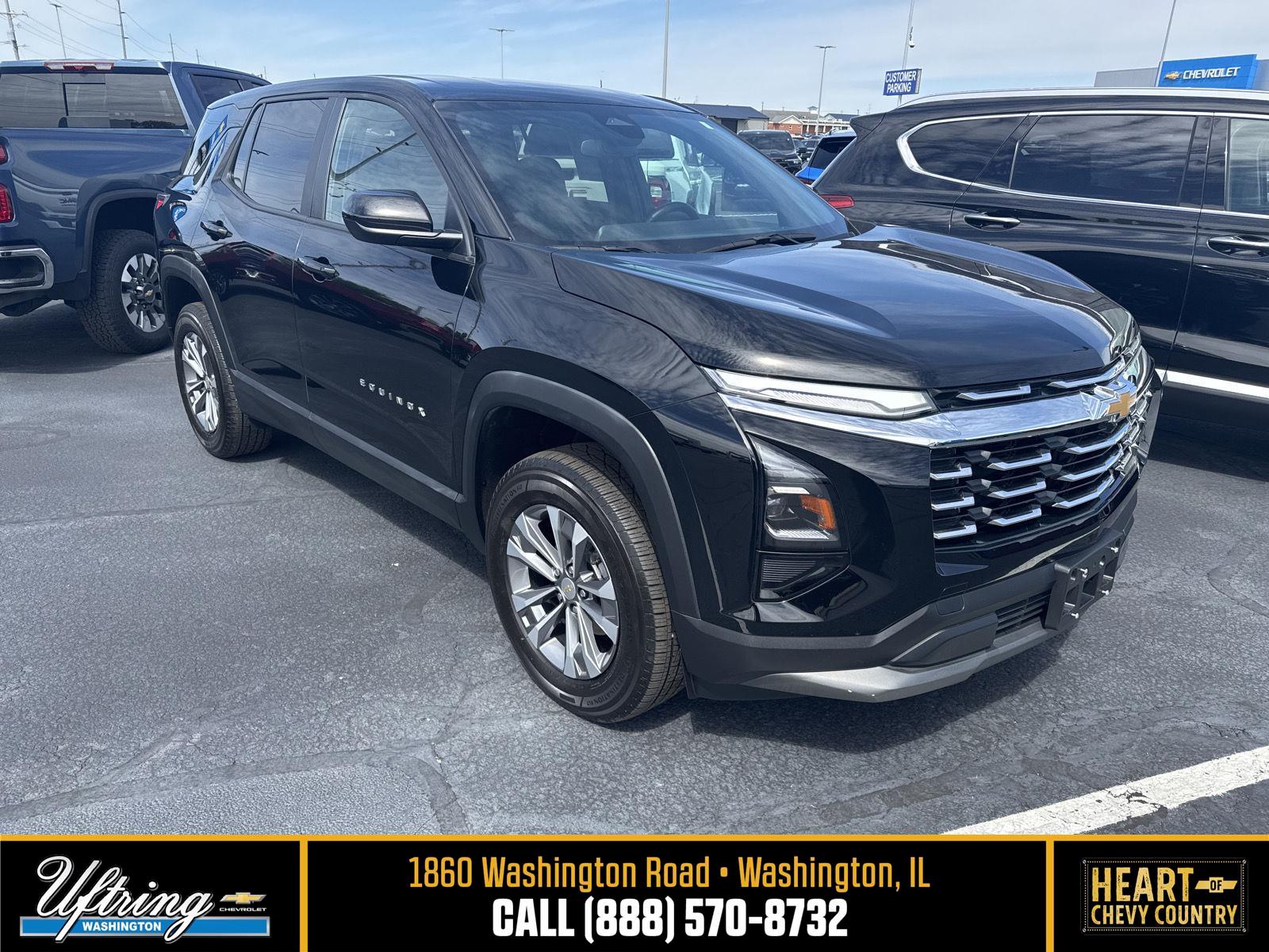 Mosaic Black Metallic 2025 Chevrolet Equinox SUV / Crossover Front-Wheel Drive Continuously Variable Transmission
