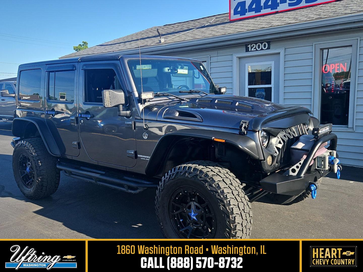 Gray (Granite Crystal Metallic Clearcoat) 2016 Jeep Wrangler SUV / Crossover Four-Wheel Drive 5-Speed Automatic