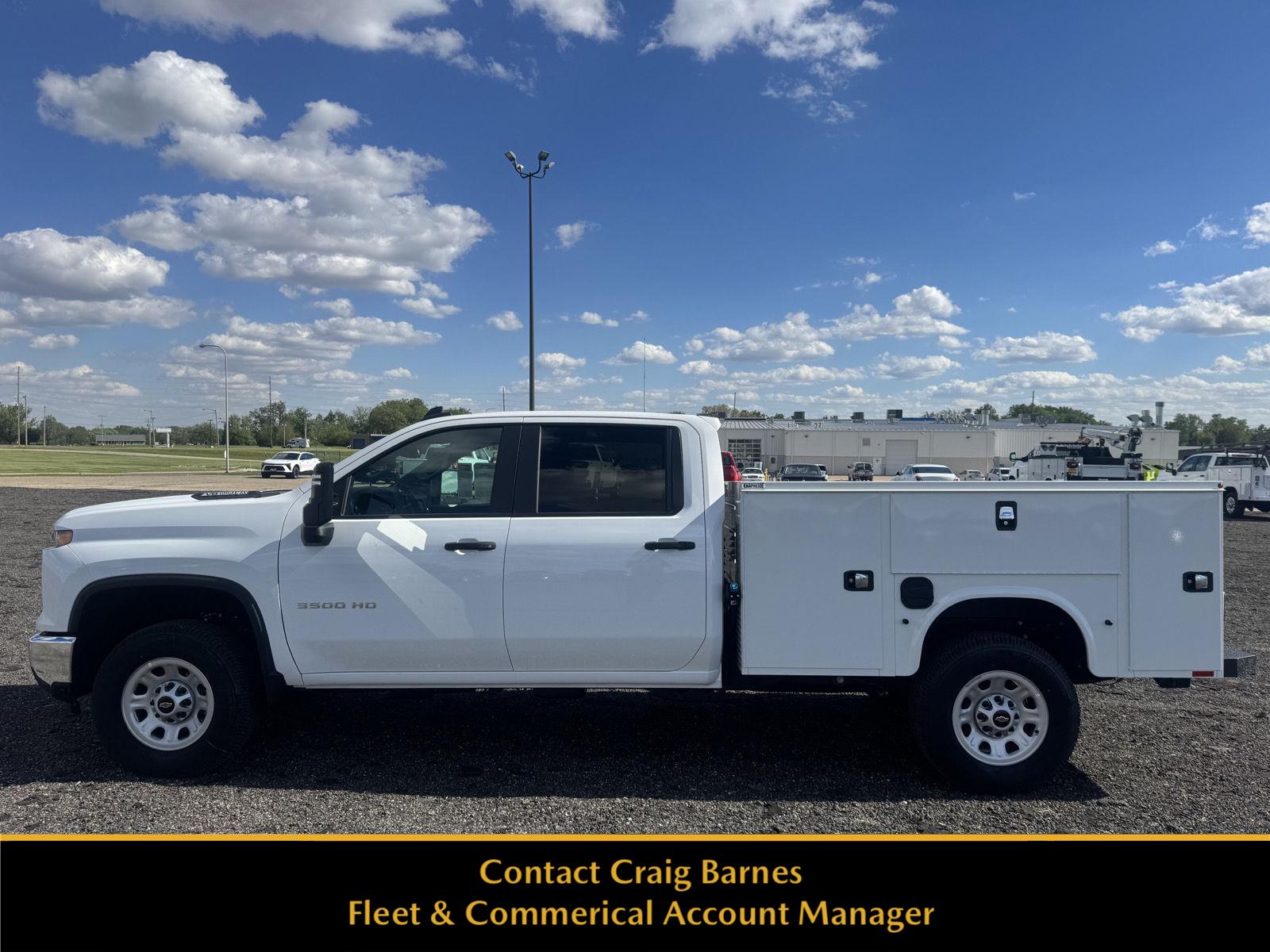 Summit White 2026 Chevrolet Silverado 3500HD Pickup Truck Four-Wheel Drive Automatic