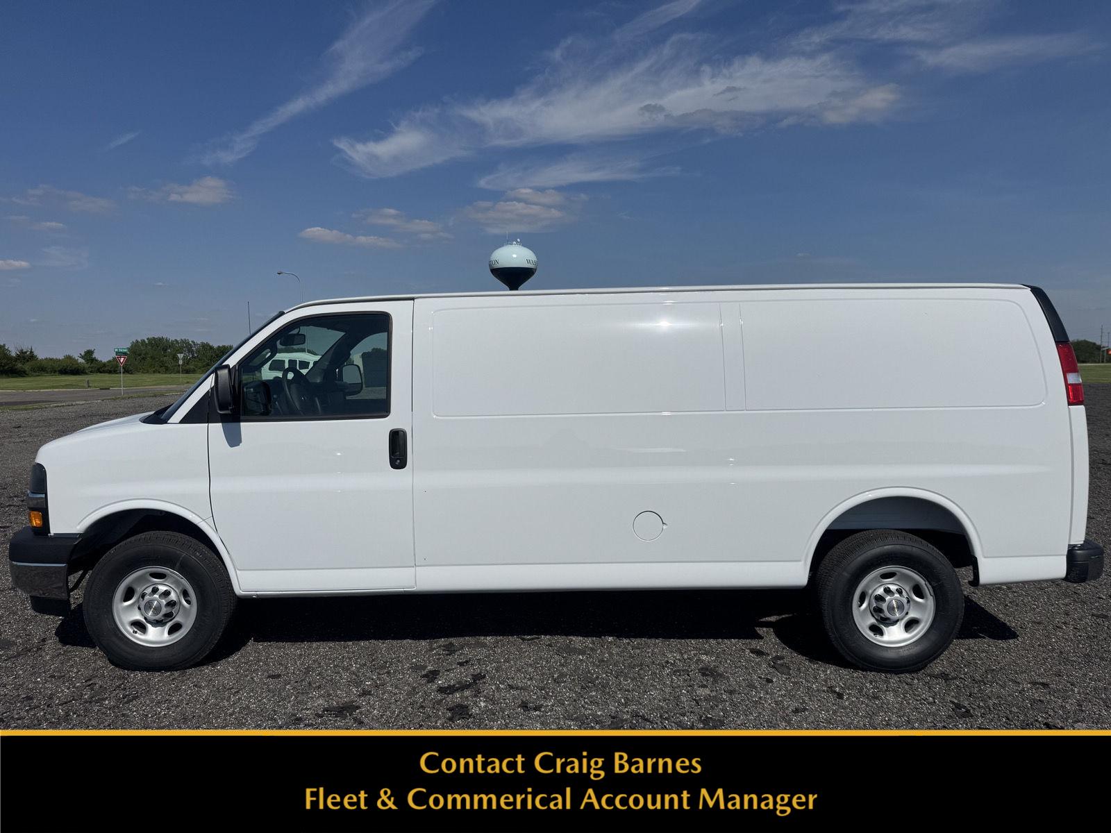 Summit White 2026 Chevrolet Express Cargo Van Rear-Wheel Drive 8-Speed Automatic