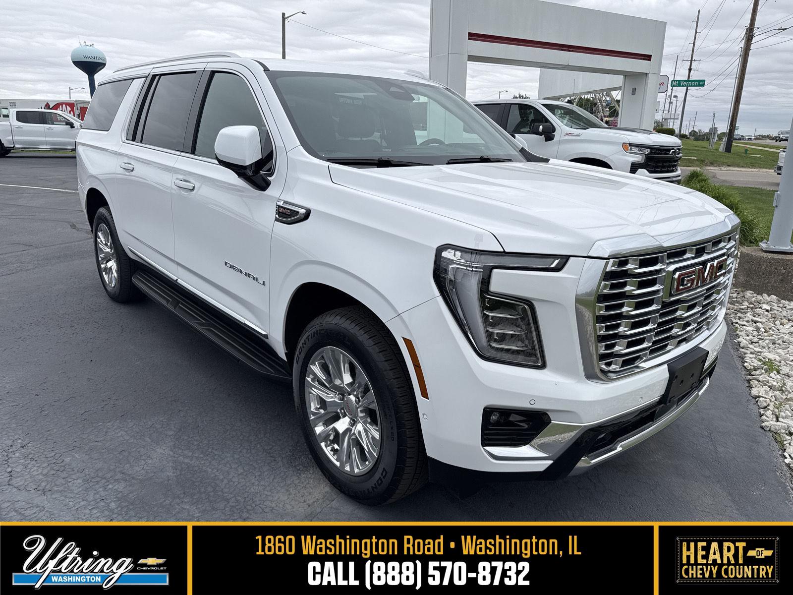 Summit White 2025 GMC Yukon XL Denali 4WD SUV / Crossover Four-Wheel Drive Automatic