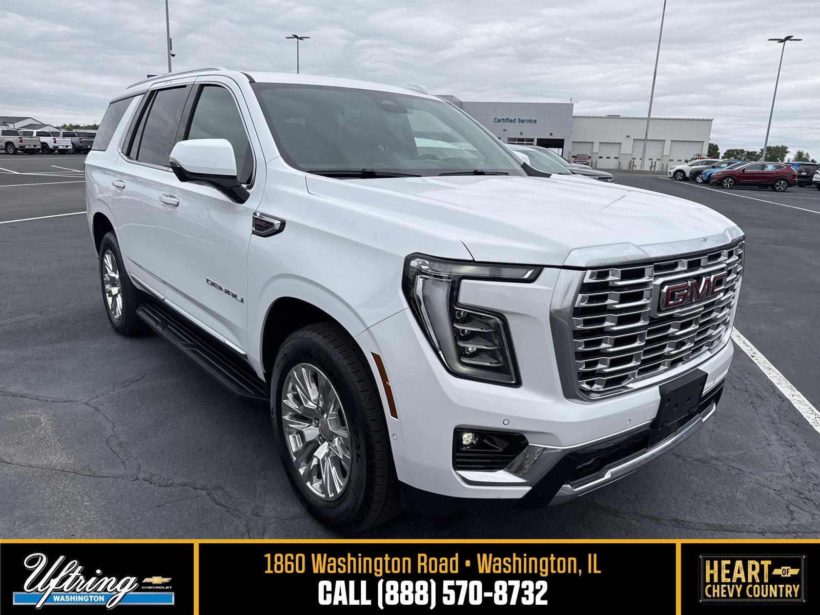 Summit White 2025 GMC Yukon SUV / Crossover Four-Wheel Drive Automatic