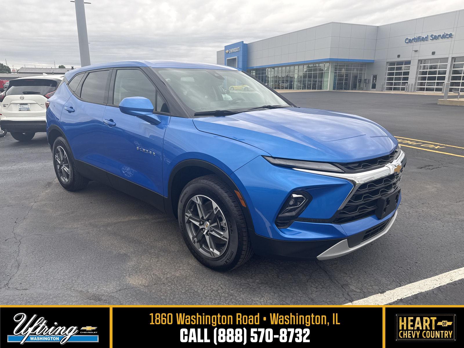 Riptide Blue Metallic 2025 Chevrolet Blazer SUV / Crossover  9-Speed Automatic