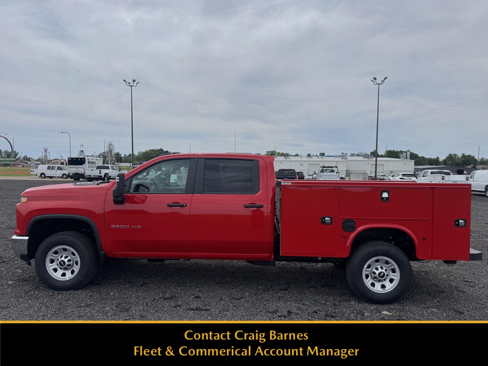 Red Hot 2026 Chevrolet Silverado 3500HD Pickup Truck Four-Wheel Drive Automatic