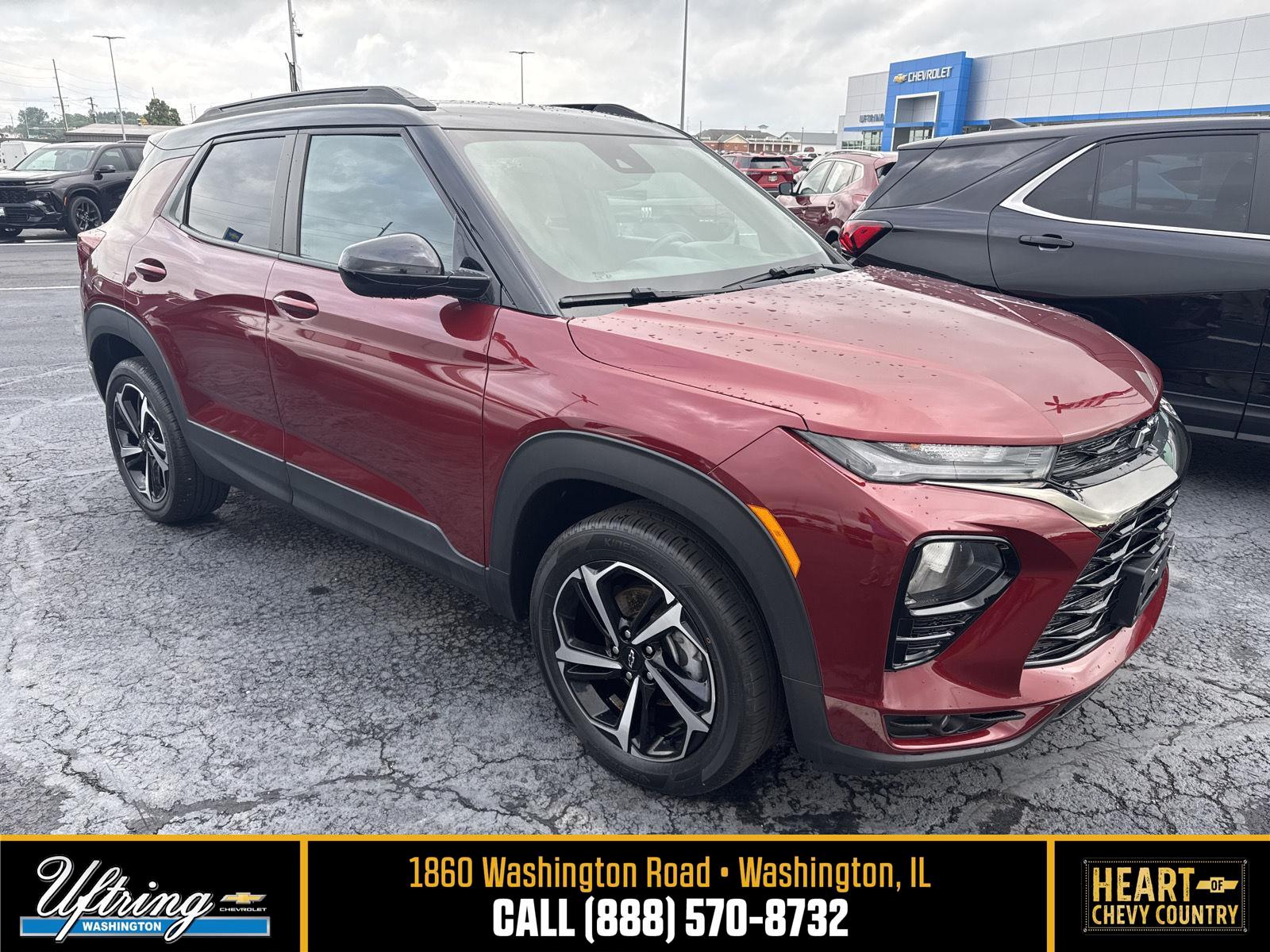 Red (Crimson Metallic) 2023 Chevrolet Trailblazer SUV / Crossover Four-Wheel Drive 9-Speed Automatic