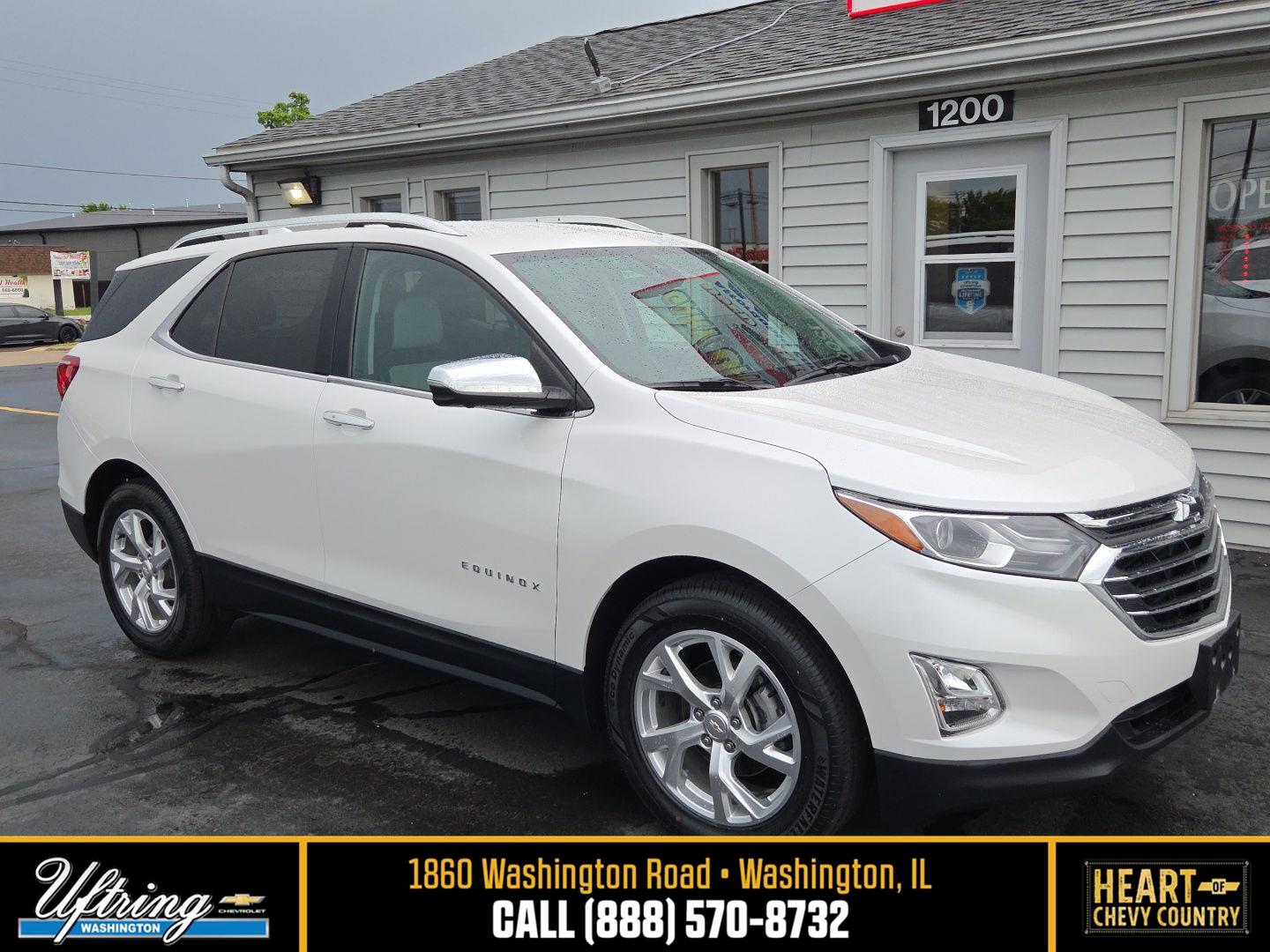 White (Iridescent Pearl Tricoat) 2020 Chevrolet Equinox SUV / Crossover Front-Wheel Drive 6-Speed Automatic Overdrive