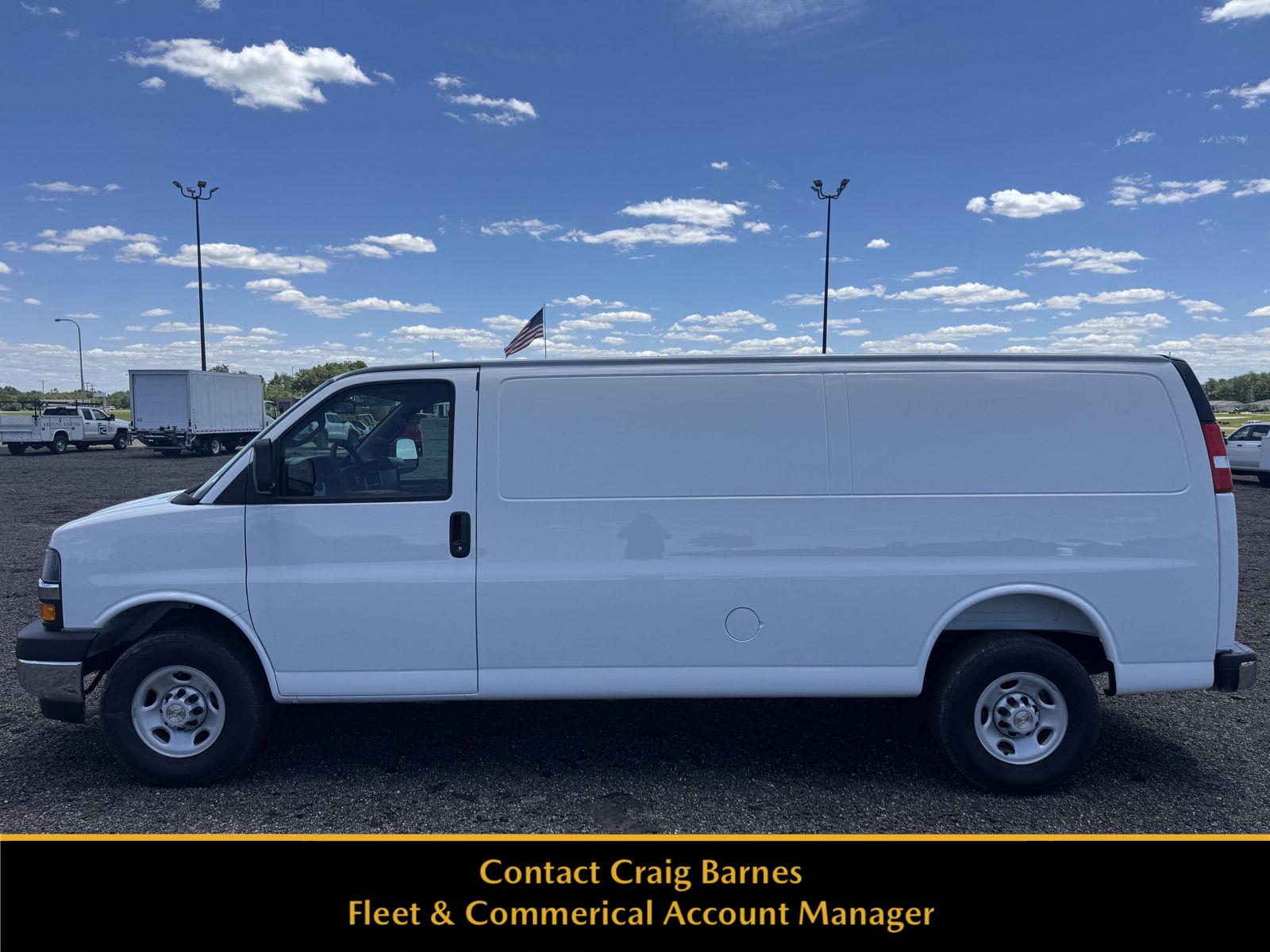 Summit White 2026 Chevrolet Express Cargo Van Rear-Wheel Drive 8-Speed Automatic