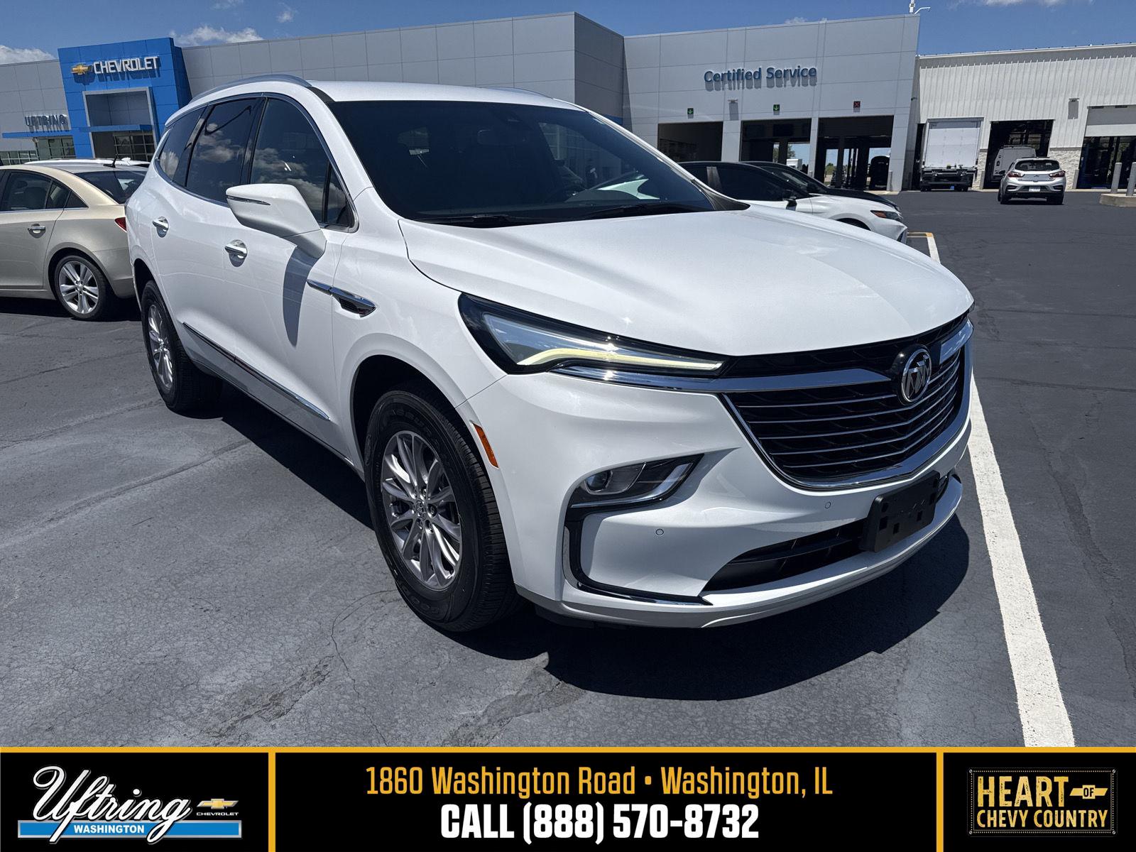 Summit White 2023 Buick Enclave SUV / Crossover Front-Wheel Drive 9-Speed Automatic