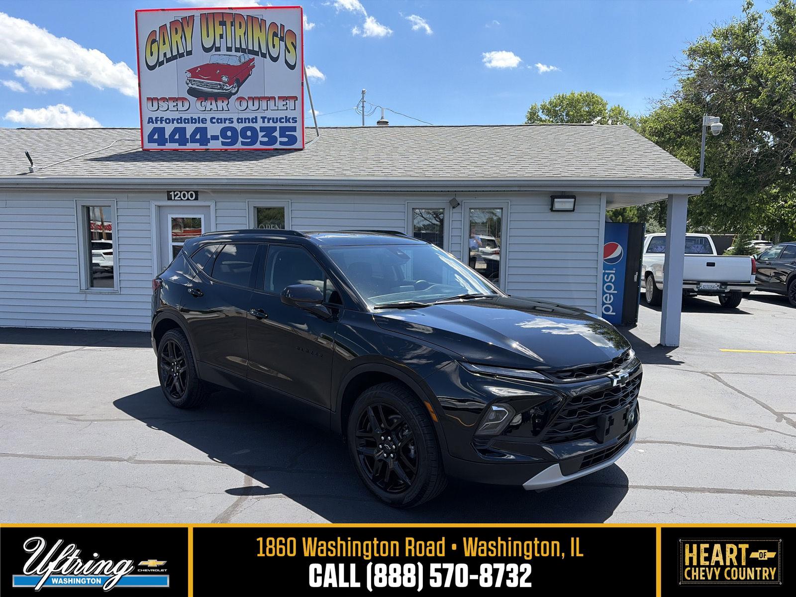Black 2023 Chevrolet Blazer SUV / Crossover All-Wheel Drive 9-Speed Automatic