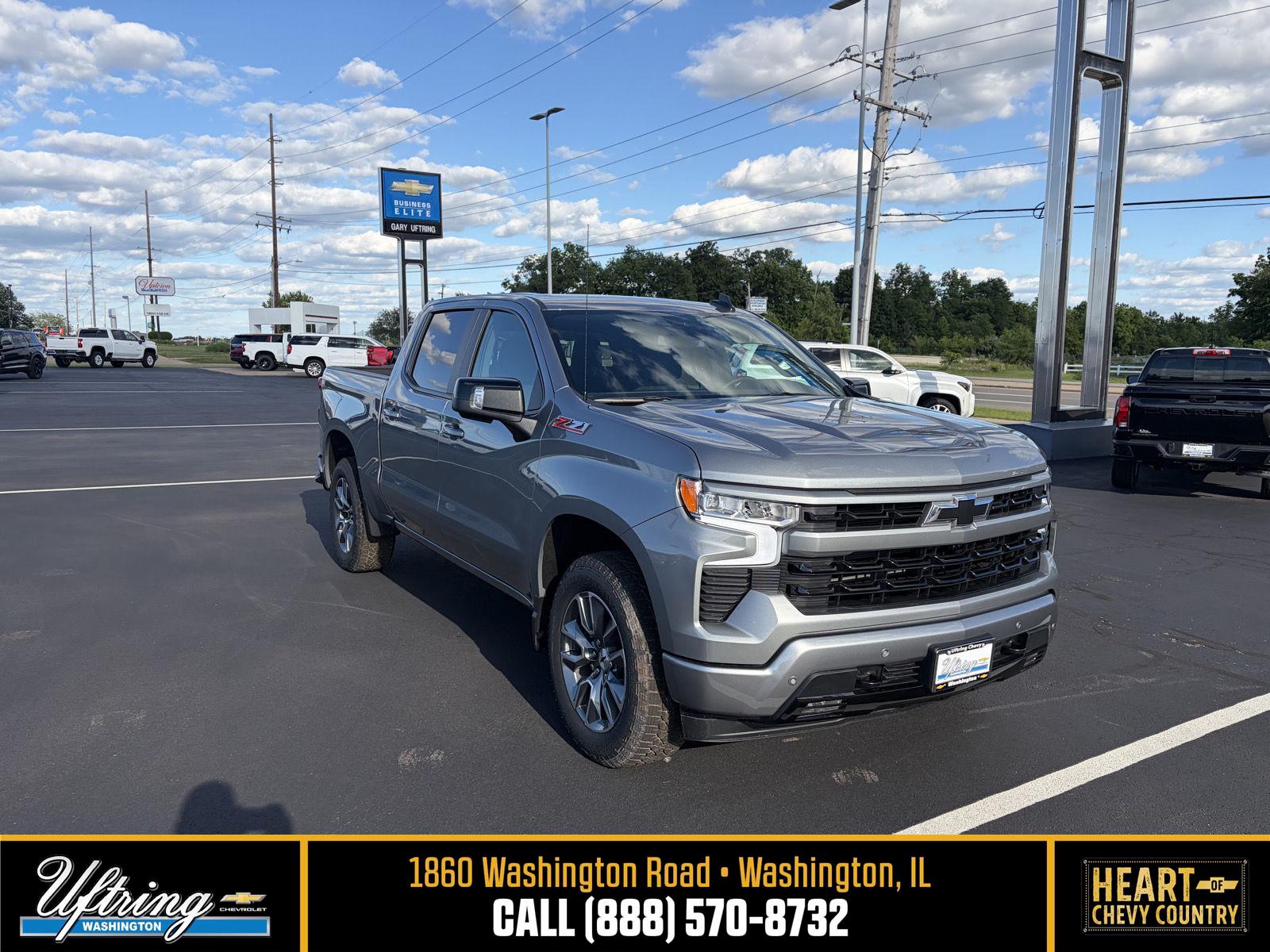 Sterling Gray Metallic 2026 Chevrolet Silverado 1500 Pickup Truck Four-Wheel Drive Automatic