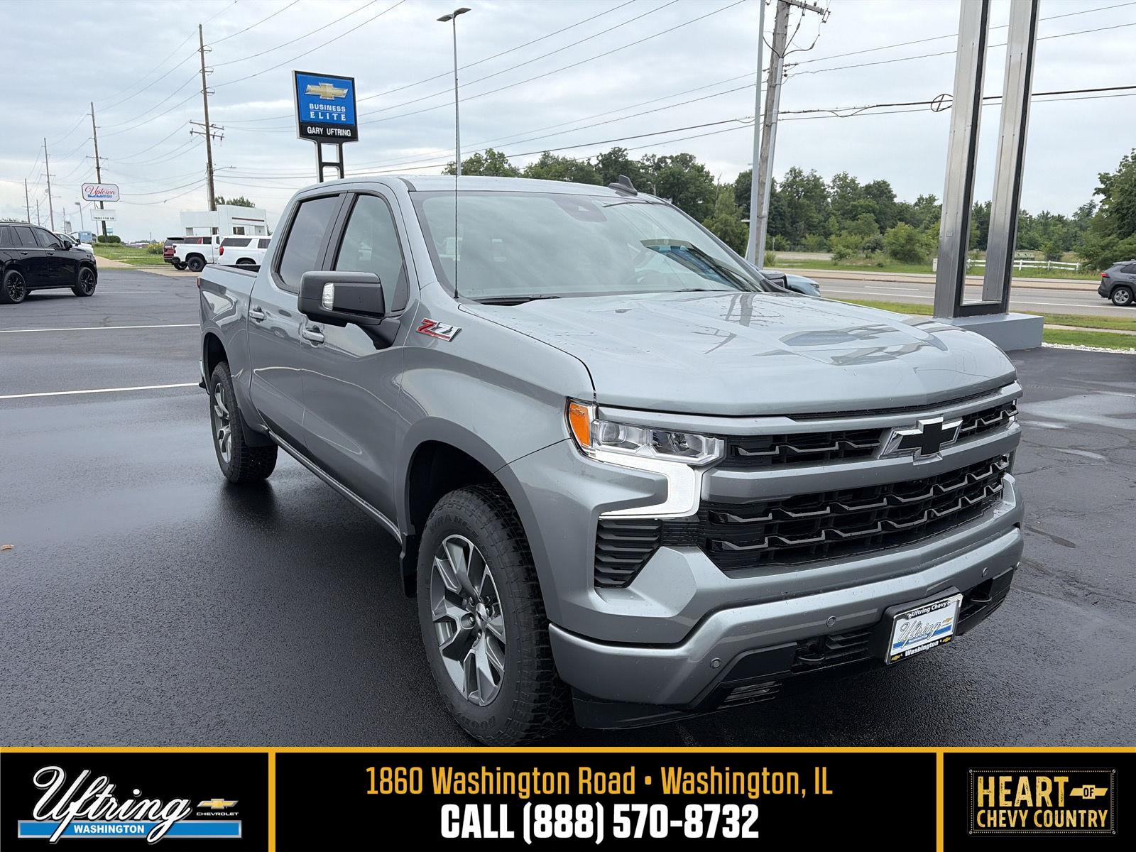 Sterling Gray Metallic 2026 Chevrolet Silverado 1500 Pickup Truck Four-Wheel Drive Automatic