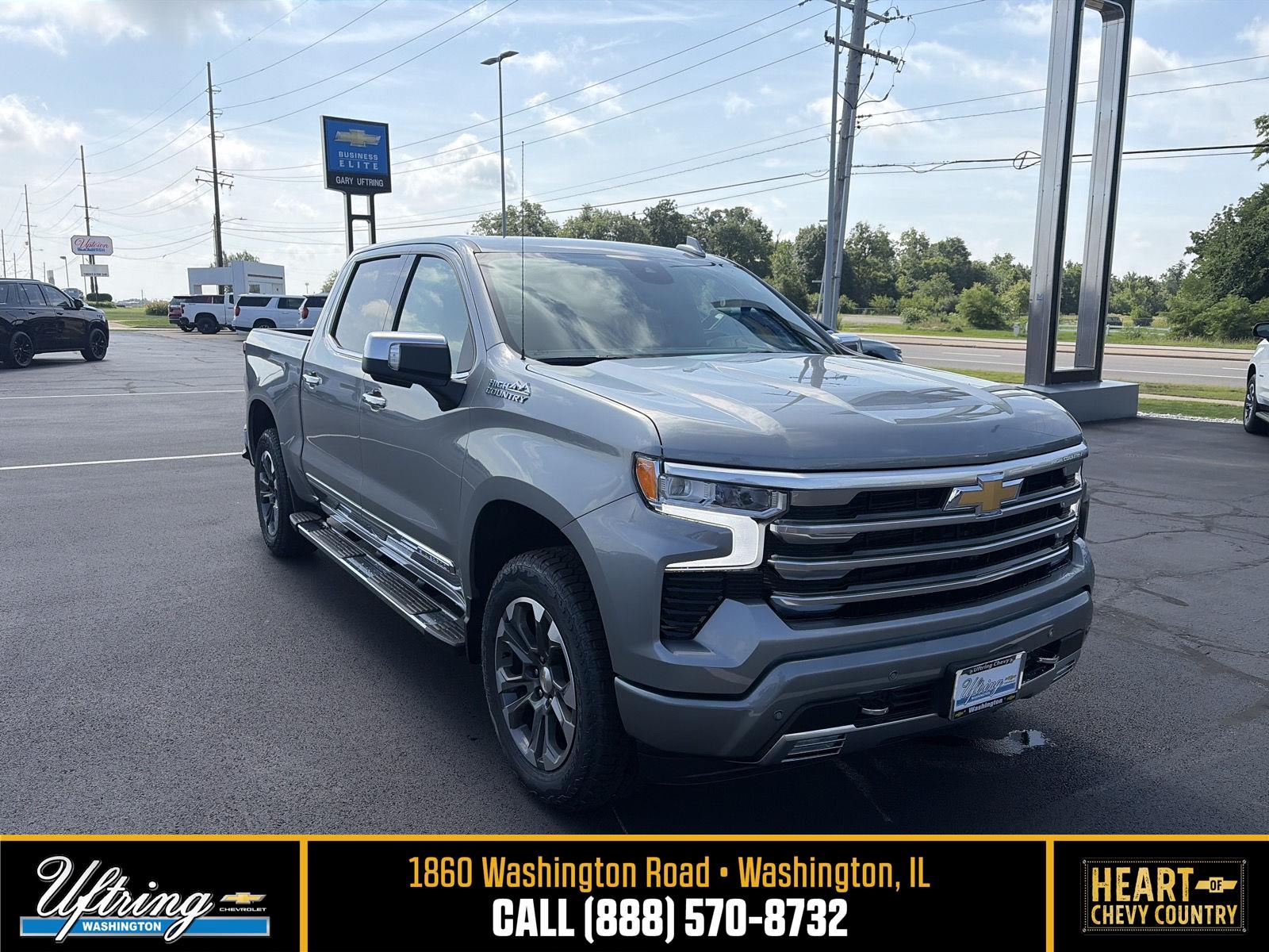 Sterling Gray Metallic 2026 Chevrolet Silverado 1500 Pickup Truck Four-Wheel Drive Automatic
