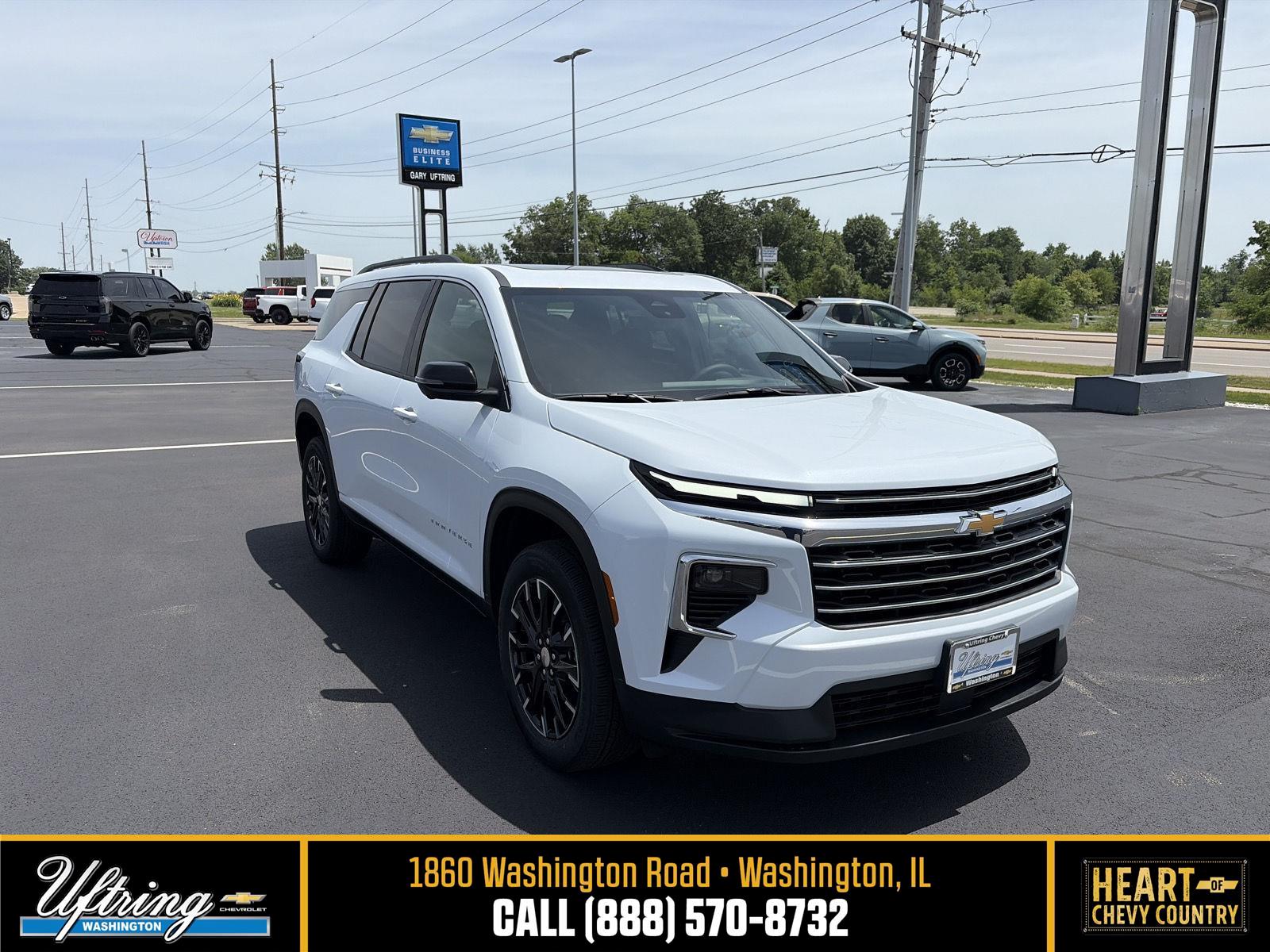 Polar White Tricoat 2026 Chevrolet Traverse SUV / Crossover Four-Wheel Drive 8-Speed Automatic