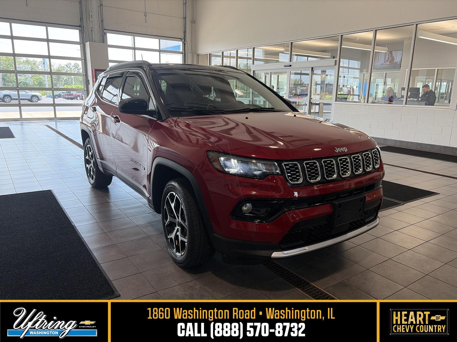 Red Hot Pearlcoat 2026 Jeep Compass SUV / Crossover Four-Wheel Drive 8-Speed Automatic