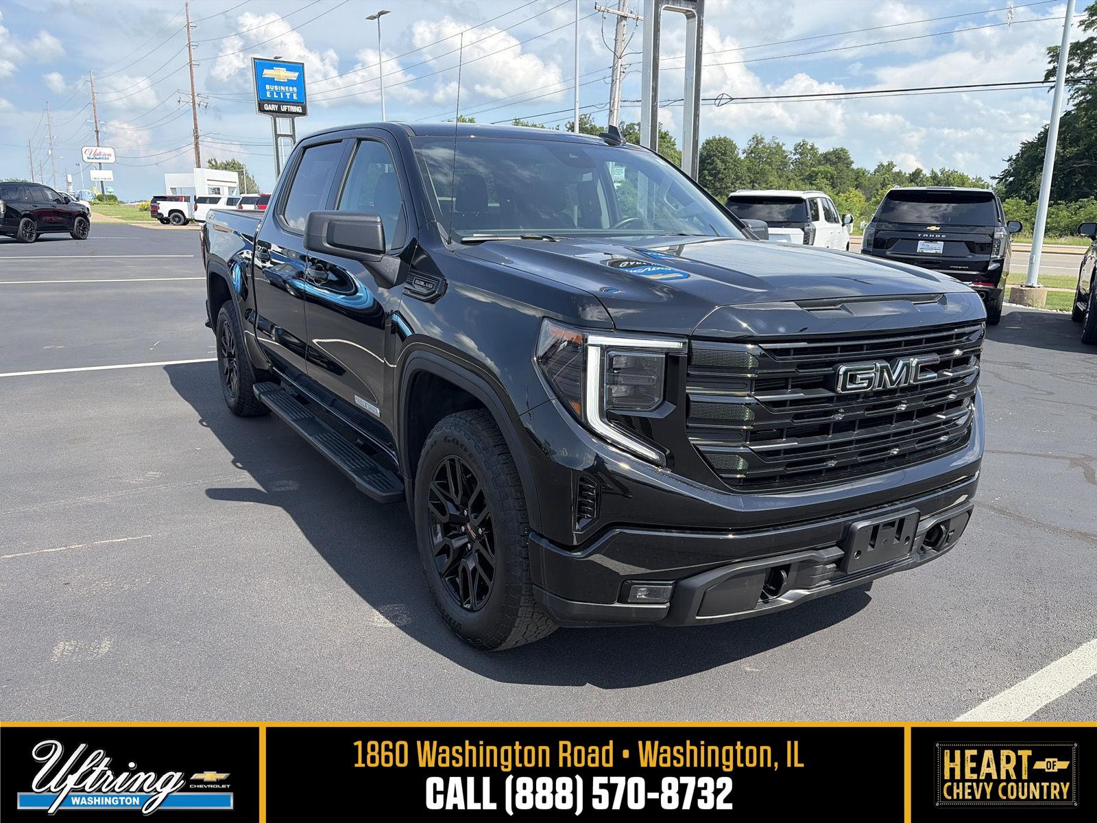 Onyx Black 2024 GMC Sierra 1500 Pickup Truck Four-Wheel Drive 8-Speed Automatic