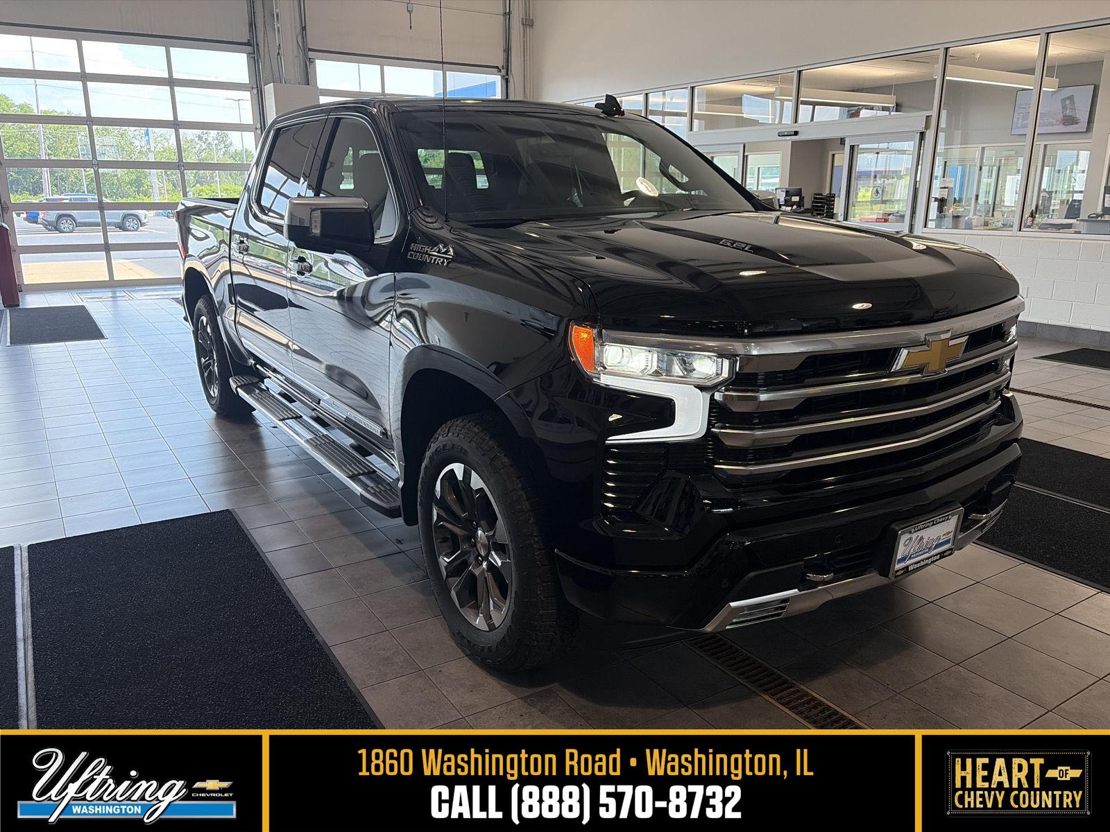 Black 2026 Chevrolet Silverado 1500 Pickup Truck Four-Wheel Drive Automatic