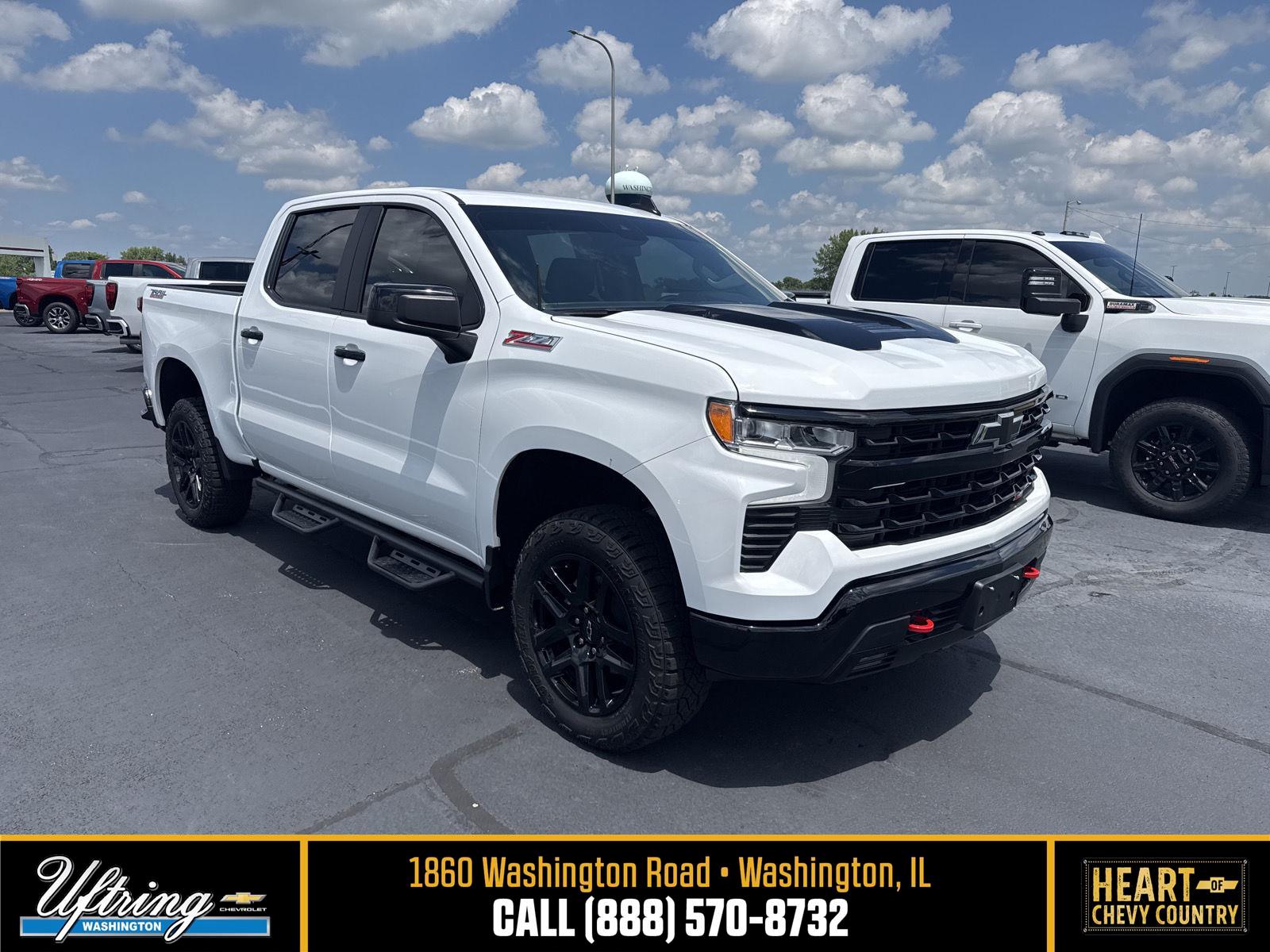 Summit White 2026 Chevrolet Silverado 1500 Pickup Truck Four-Wheel Drive Automatic