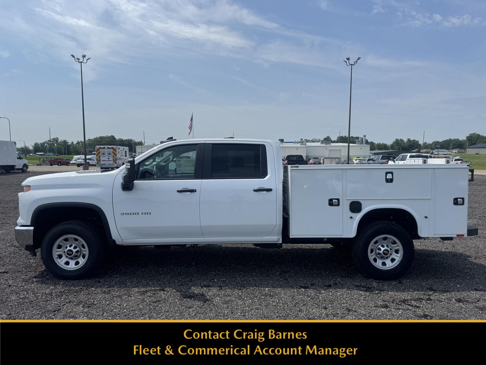 Summit White 2026 Chevrolet Silverado 3500HD Pickup Truck Four-Wheel Drive Automatic