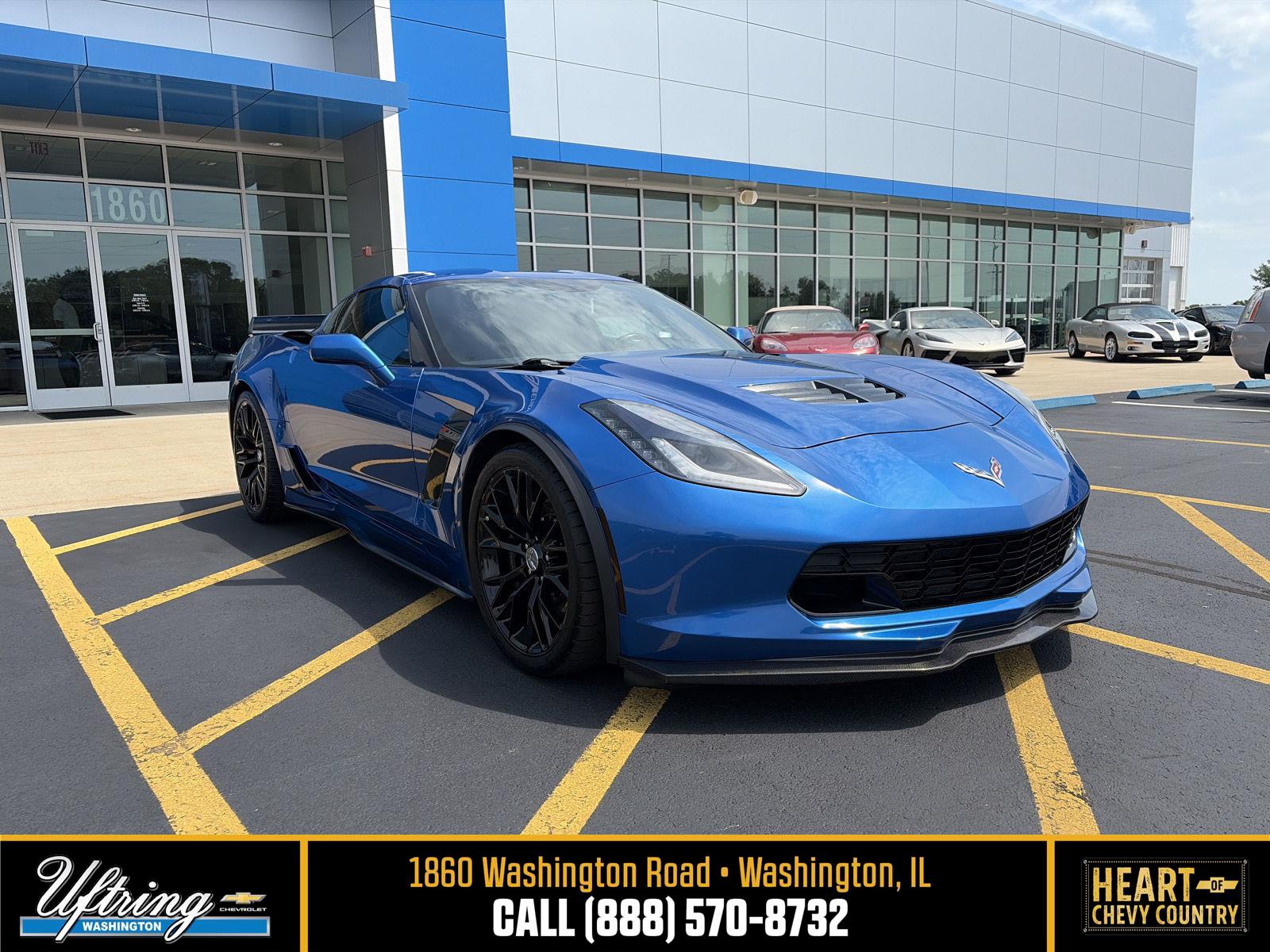 Laguna Blue Tintcoat 2015 Chevrolet Corvette Coupe Rear-Wheel Drive 8-Speed Automatic