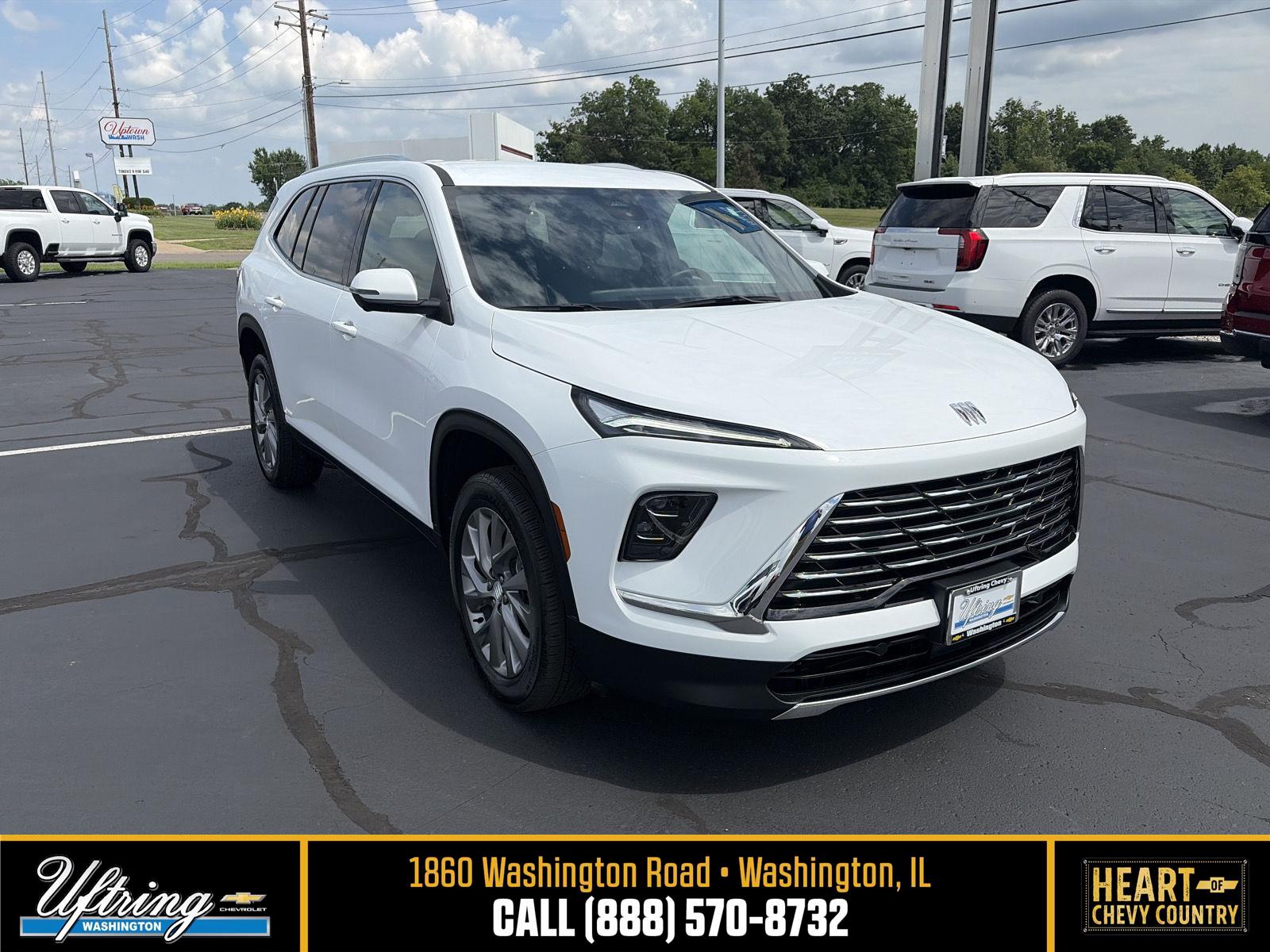 Summit White 2025 Buick Enclave SUV / Crossover Front-Wheel Drive 8-Speed Automatic