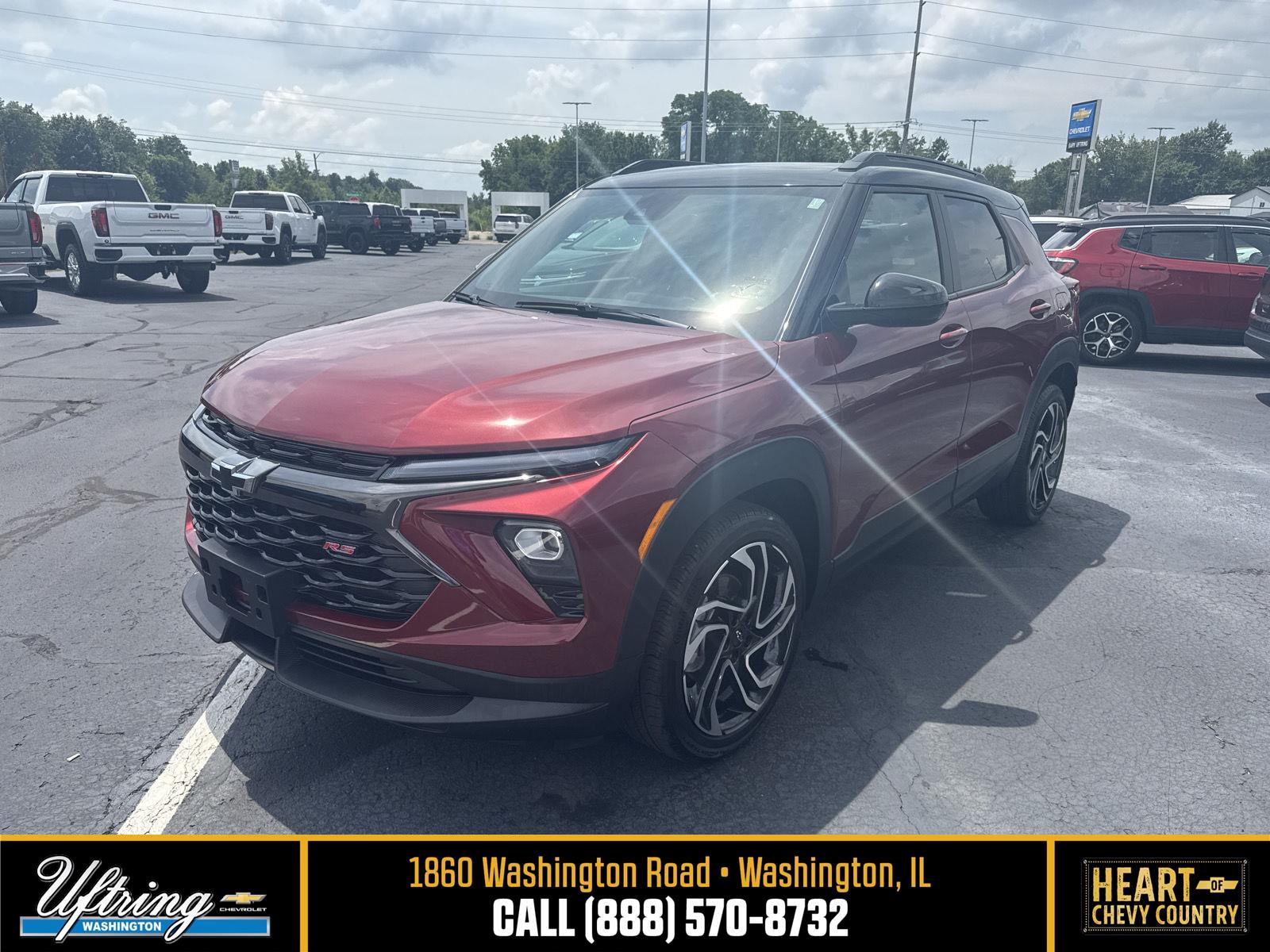 Red (Crimson Metallic) 2025 Chevrolet Trailblazer SUV / Crossover Front-Wheel Drive Continuously Variable Transmission
