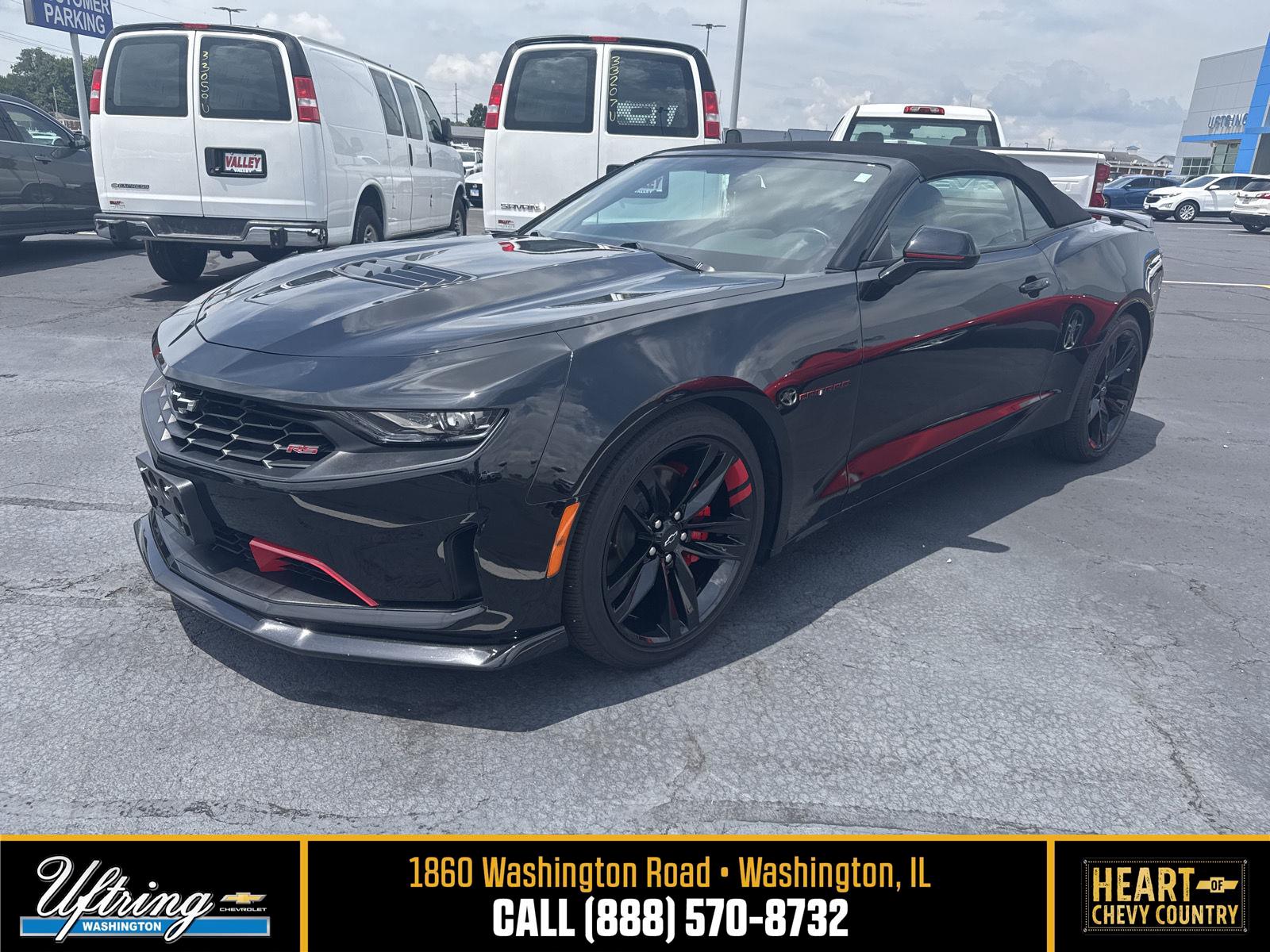 Black 2023 Chevrolet Camaro Convertible Rear-Wheel Drive Automatic