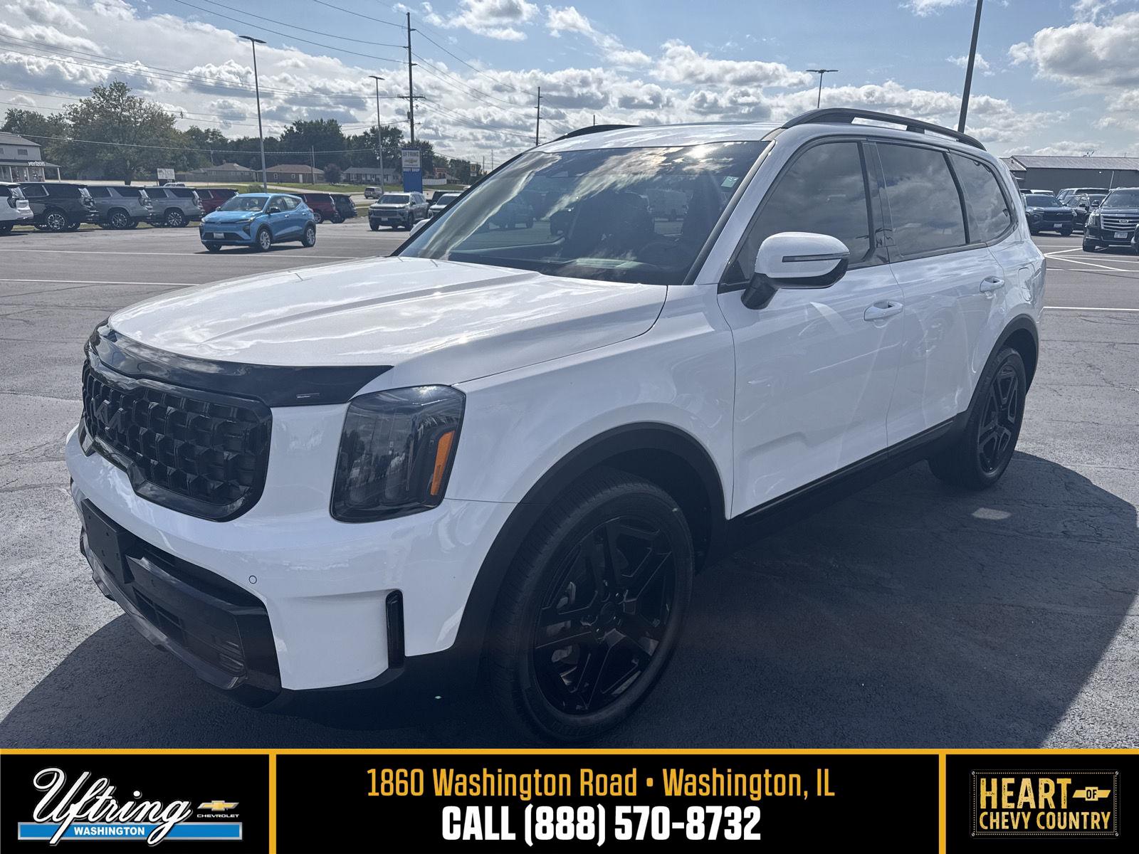 Glacial White Pearl 2025 Kia Telluride SUV / Crossover All-Wheel Drive 8-Speed Automatic