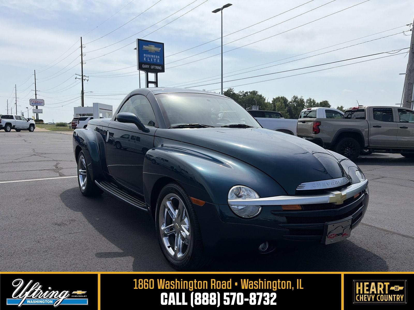 Teal (Aqua Blur Metallic) 2006 Chevrolet SSR Convertible Rear-Wheel Drive 4-Speed Automatic