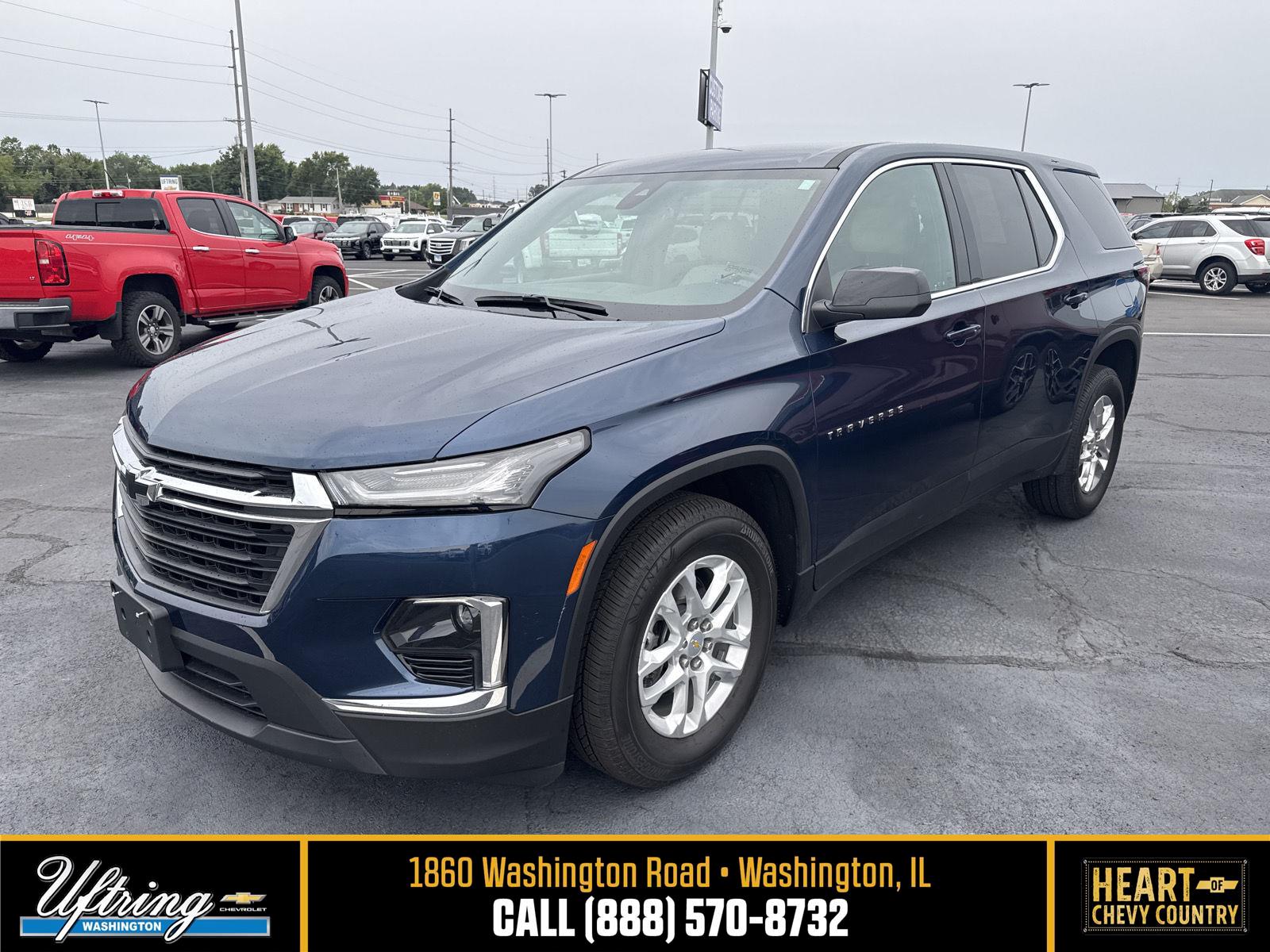 Northsky Blue Metallic 2023 Chevrolet Traverse SUV / Crossover Front-Wheel Drive 9-Speed Automatic