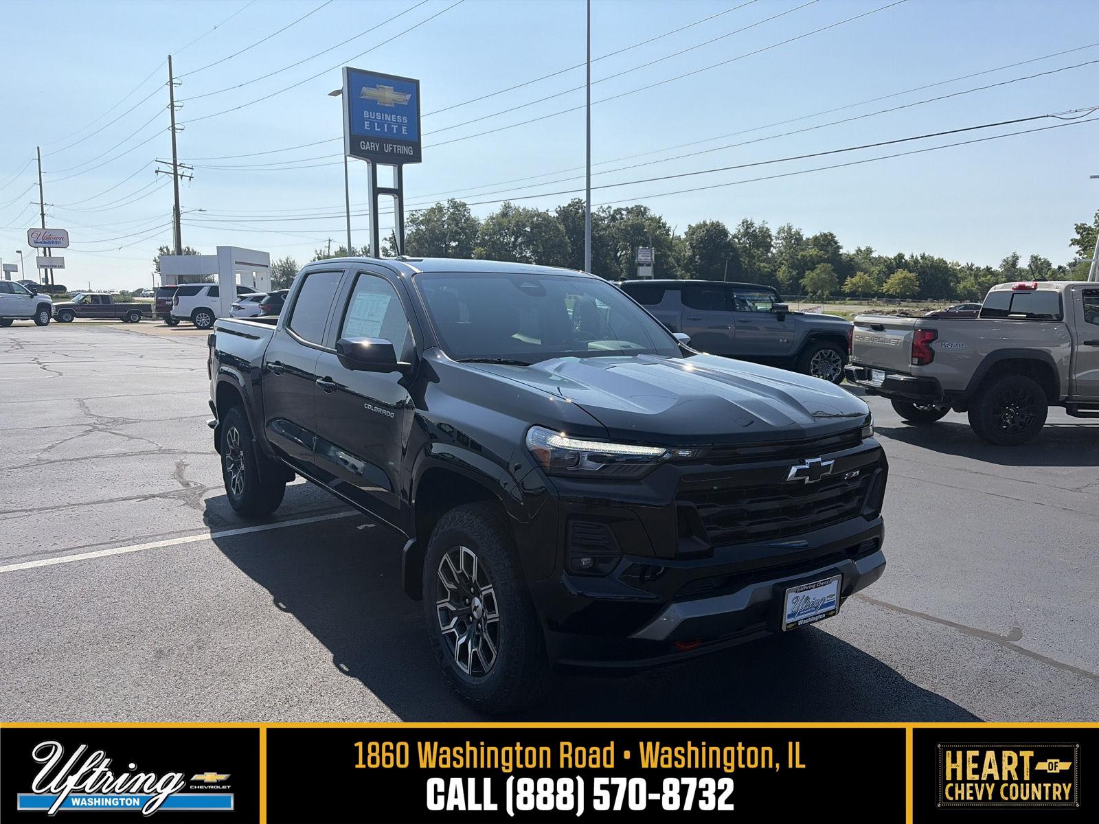 Black 2026 Chevrolet Colorado Pickup Truck Four-Wheel Drive 8-Speed Automatic