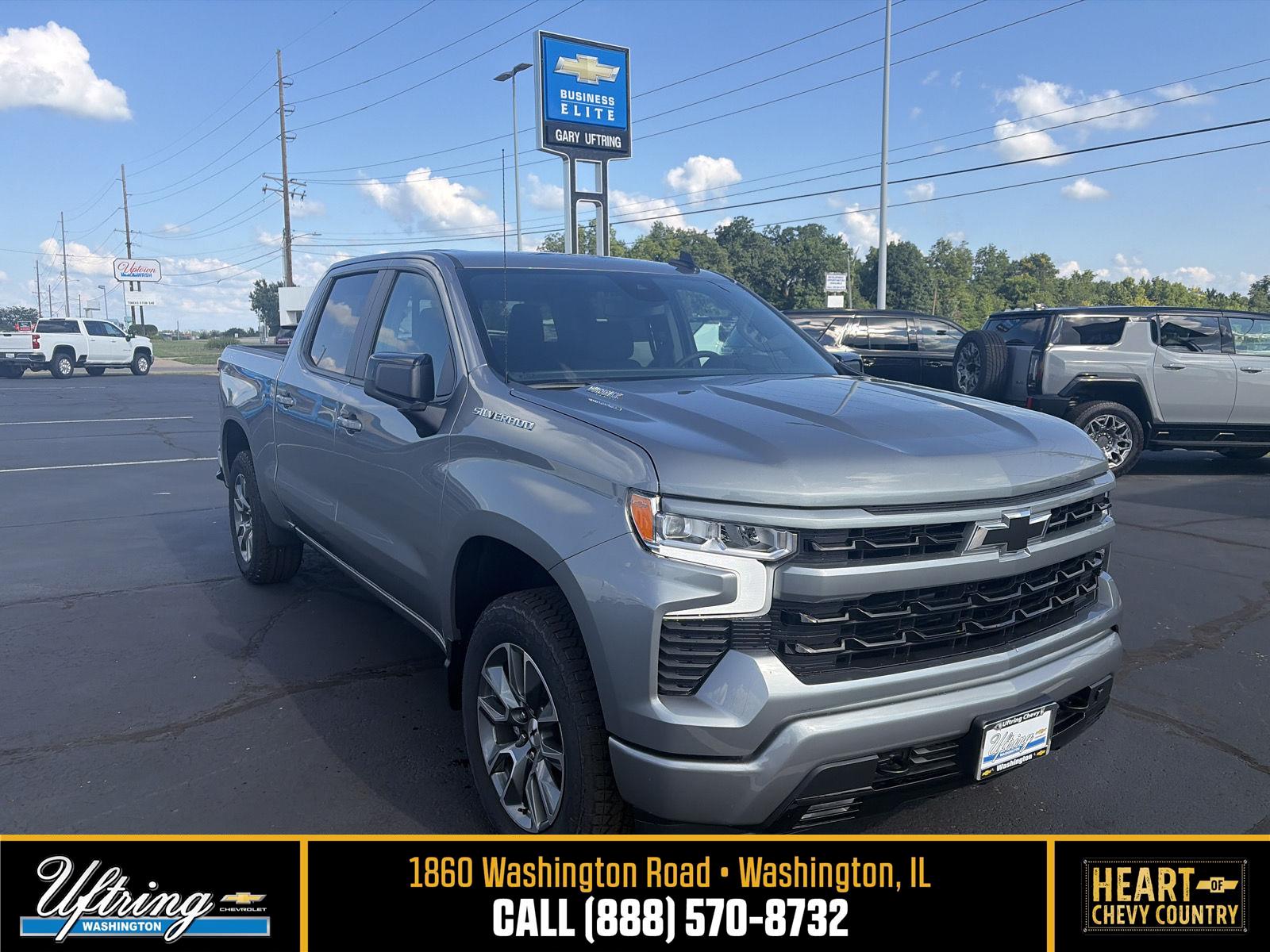 Sterling Gray Metallic 2026 Chevrolet Silverado 1500 Pickup Truck Four-Wheel Drive Automatic