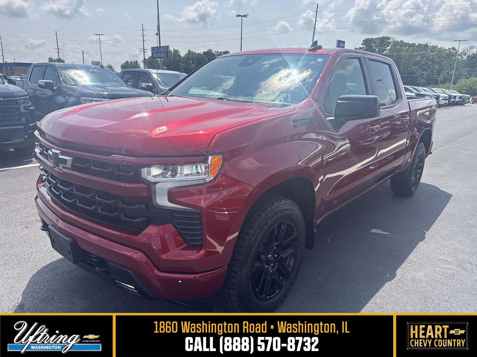 Radiant Red Tintcoat 2023 Chevrolet Silverado 1500 Pickup Truck Four-Wheel Drive Automatic