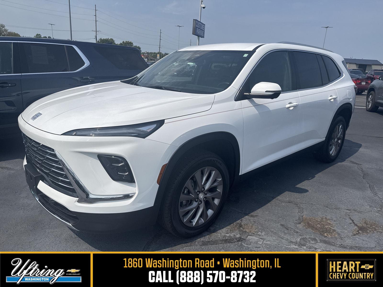 Summit White 2025 Buick Enclave SUV / Crossover Front-Wheel Drive 8-Speed Automatic