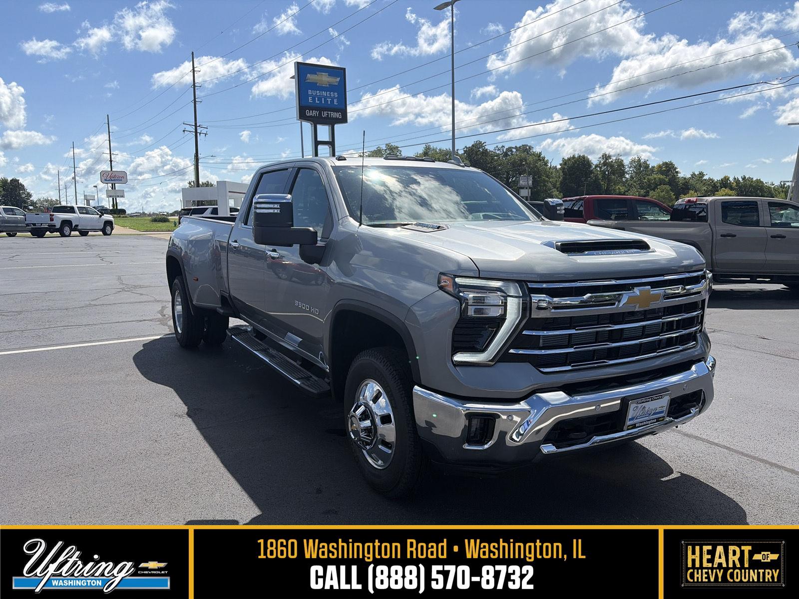 Sterling Gray Metallic 2026 Chevrolet Silverado 3500HD Pickup Truck Four-Wheel Drive Automatic