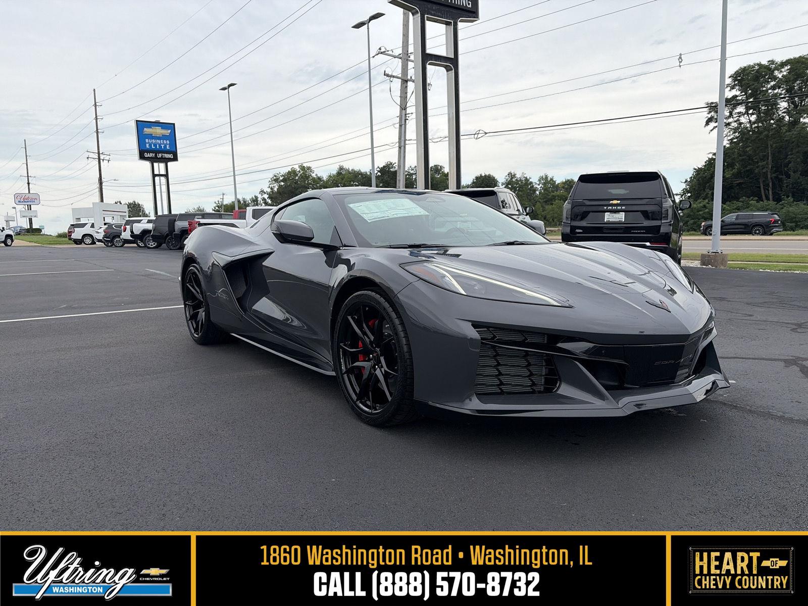 Pitch Gray Metallic 2027 Chevrolet Corvette Coupe Rear-Wheel Drive 8-Speed Dual Clutch