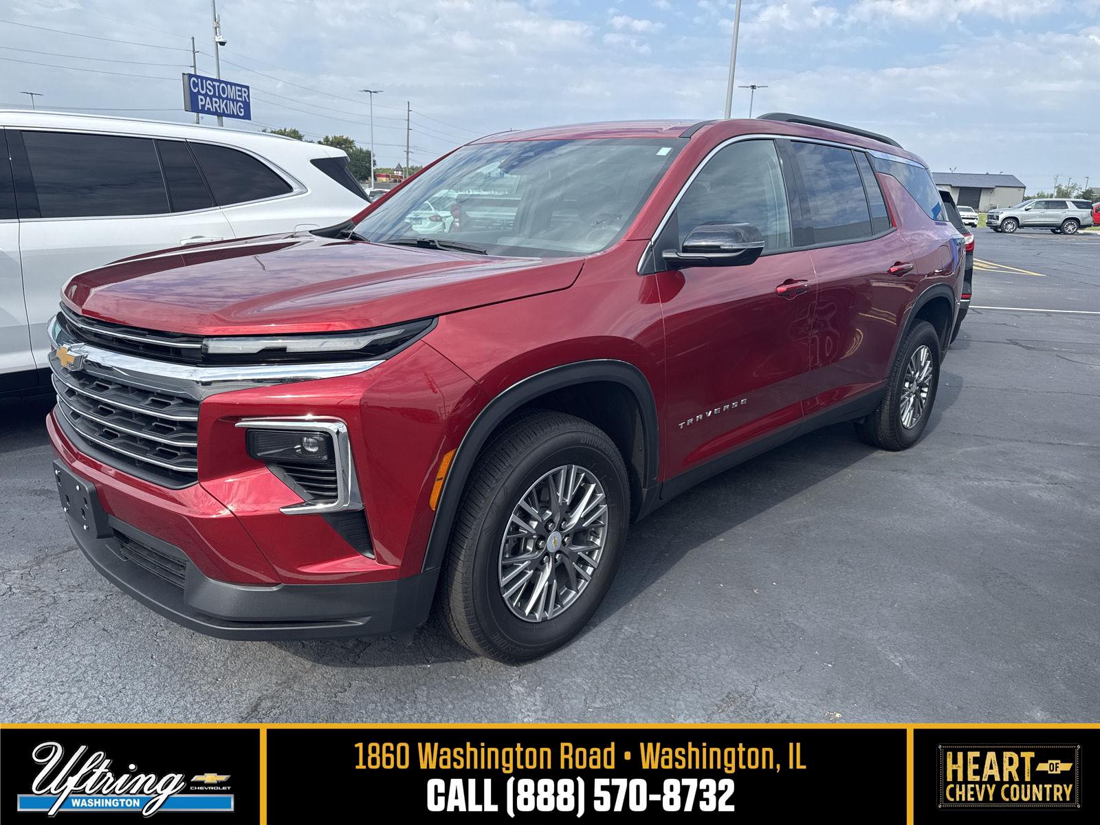 Radiant Red Tintcoat 2026 Chevrolet Traverse SUV / Crossover Front-Wheel Drive 8-Speed Automatic