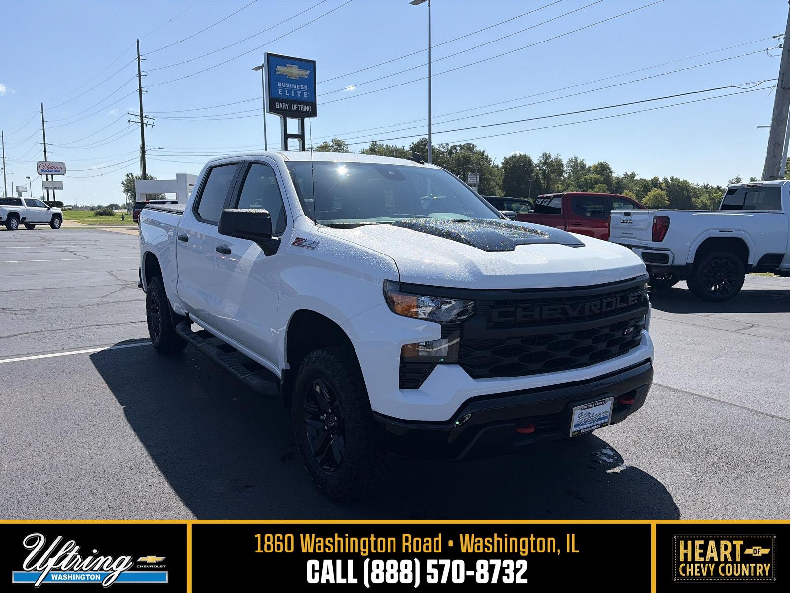 Summit White 2026 Chevrolet Silverado 1500 Pickup Truck Four-Wheel Drive Automatic