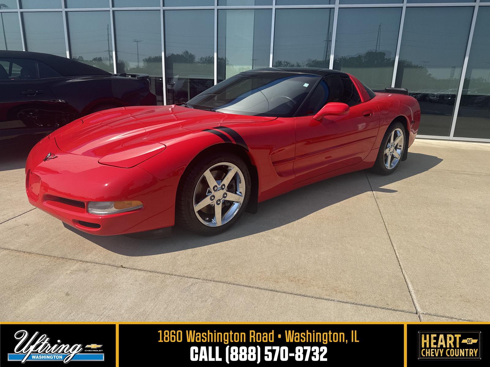 Torch Red 1998 Chevrolet Corvette Coupe Rear-Wheel Drive 4-Speed Automatic Overdrive