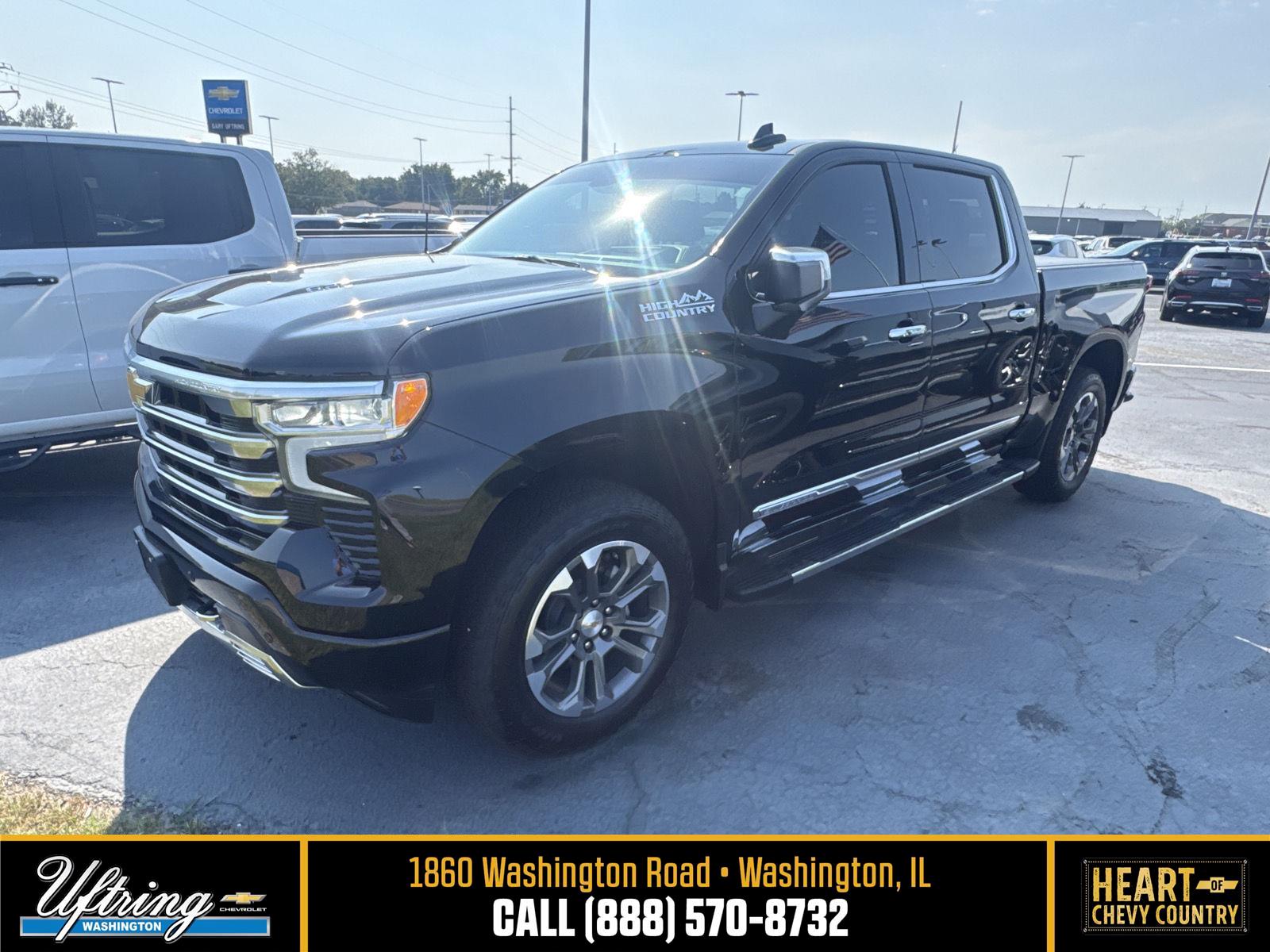Black 2026 Chevrolet Silverado 1500 Pickup Truck Four-Wheel Drive Automatic