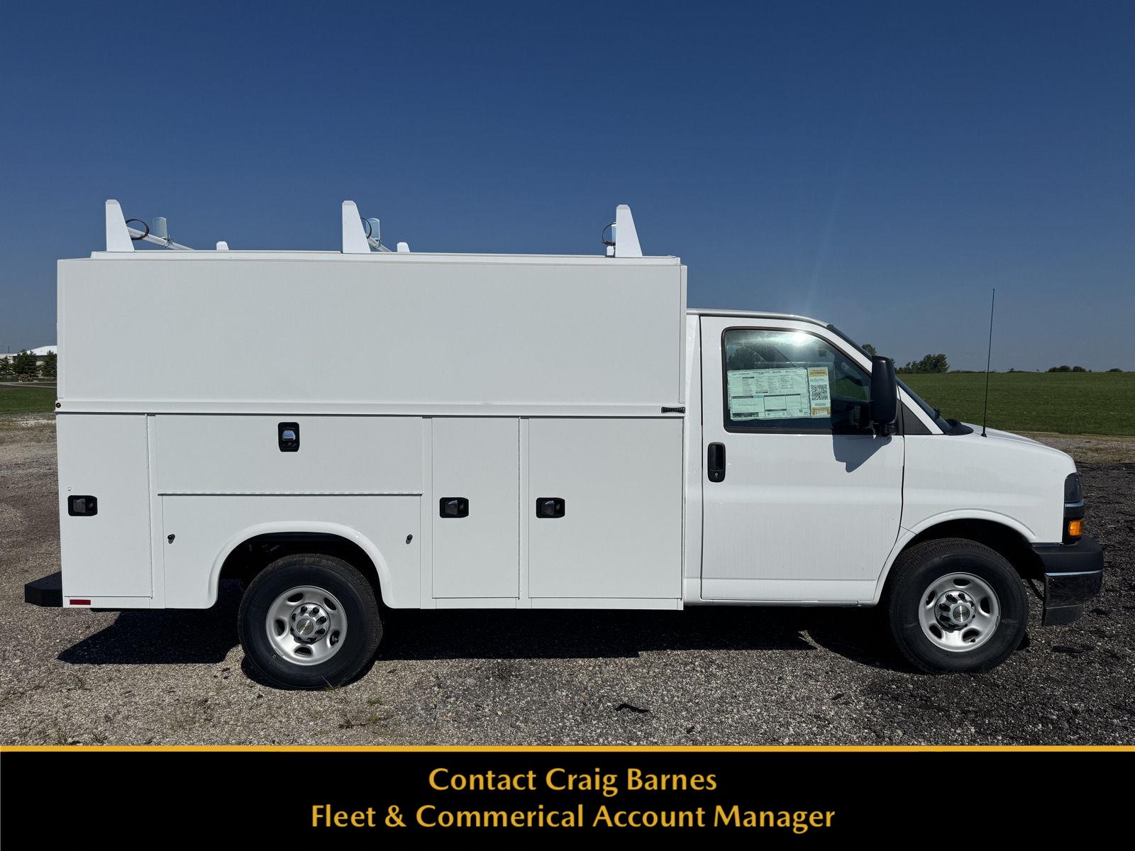 Summit White 2026 Chevrolet Express Chassis Van Rear-Wheel Drive 8-Speed Automatic