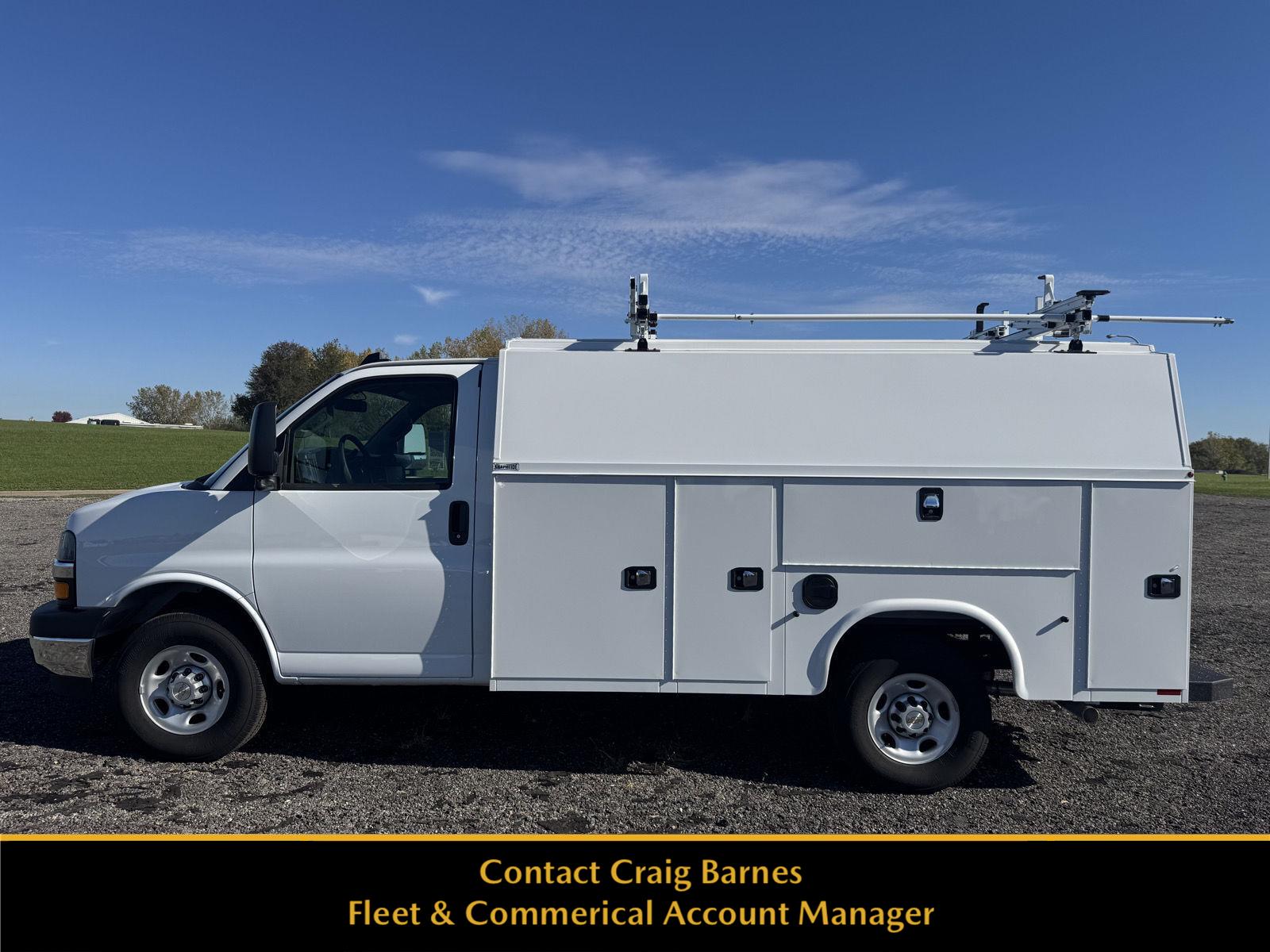 Summit White 2026 Chevrolet Express Chassis Van Rear-Wheel Drive 8-Speed Automatic