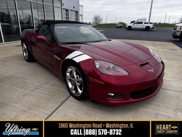 Crystal Red Tintcoat 2012 Chevrolet Corvette Z16 Grand Sport 3LT Convertible RWD Convertible Rear-Wheel Drive 6-Speed Automatic