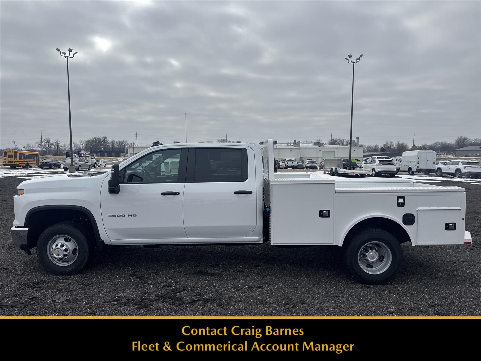 Summit White 2026 Chevrolet Silverado 3500HD Pickup Truck Four-Wheel Drive Automatic