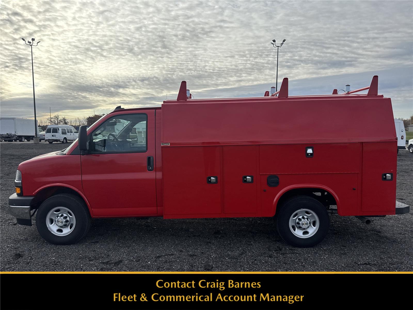 Red Hot 2025 Chevrolet Express Chassis Van Rear-Wheel Drive 8-Speed Automatic